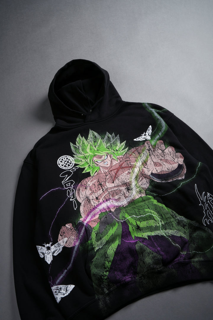 Legendary Super Saiyan Broly "Side-By-Side" Pierce Hoodie in Black