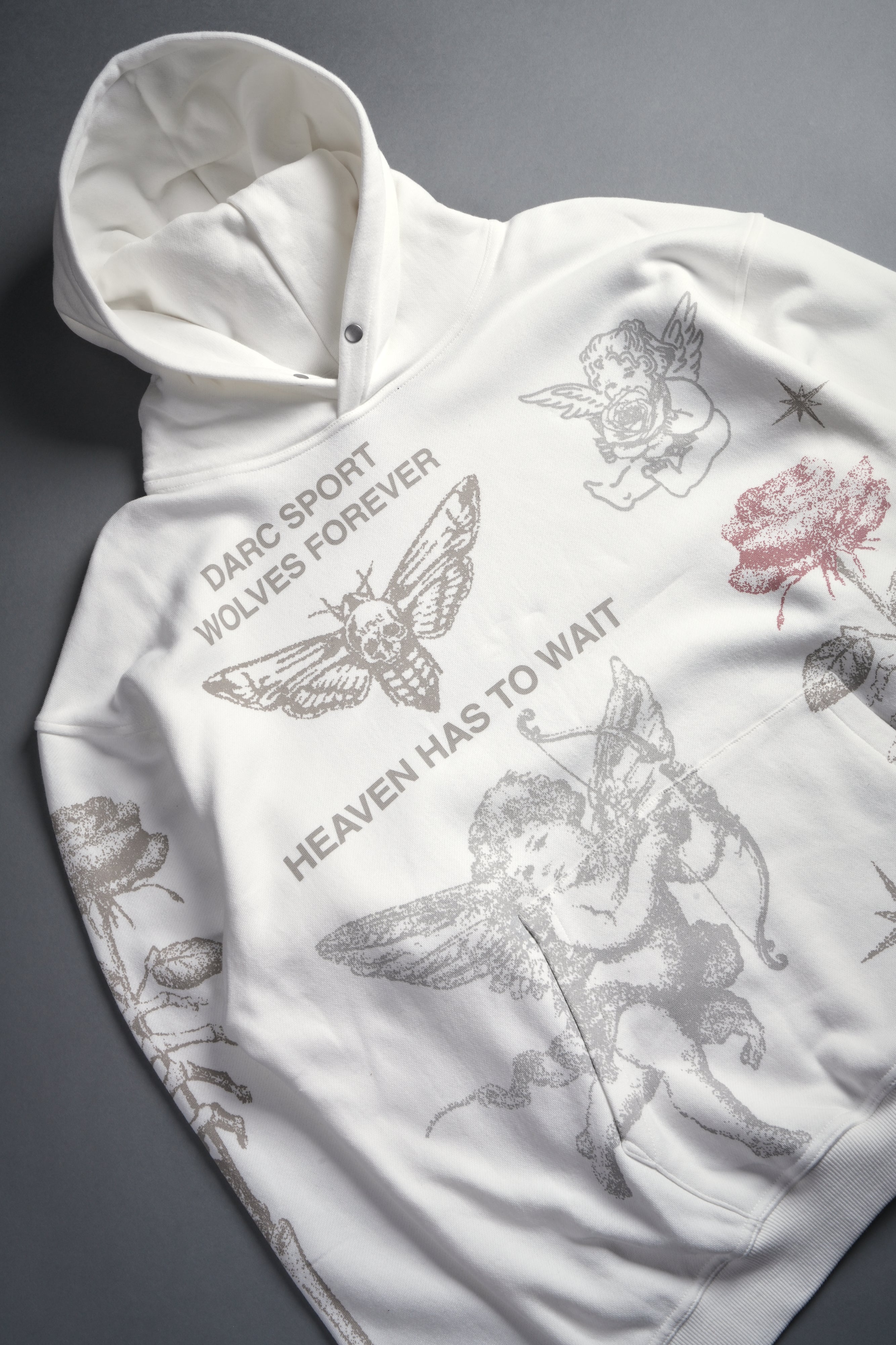 Sacred Flash "Pierce" Hoodie in Cream