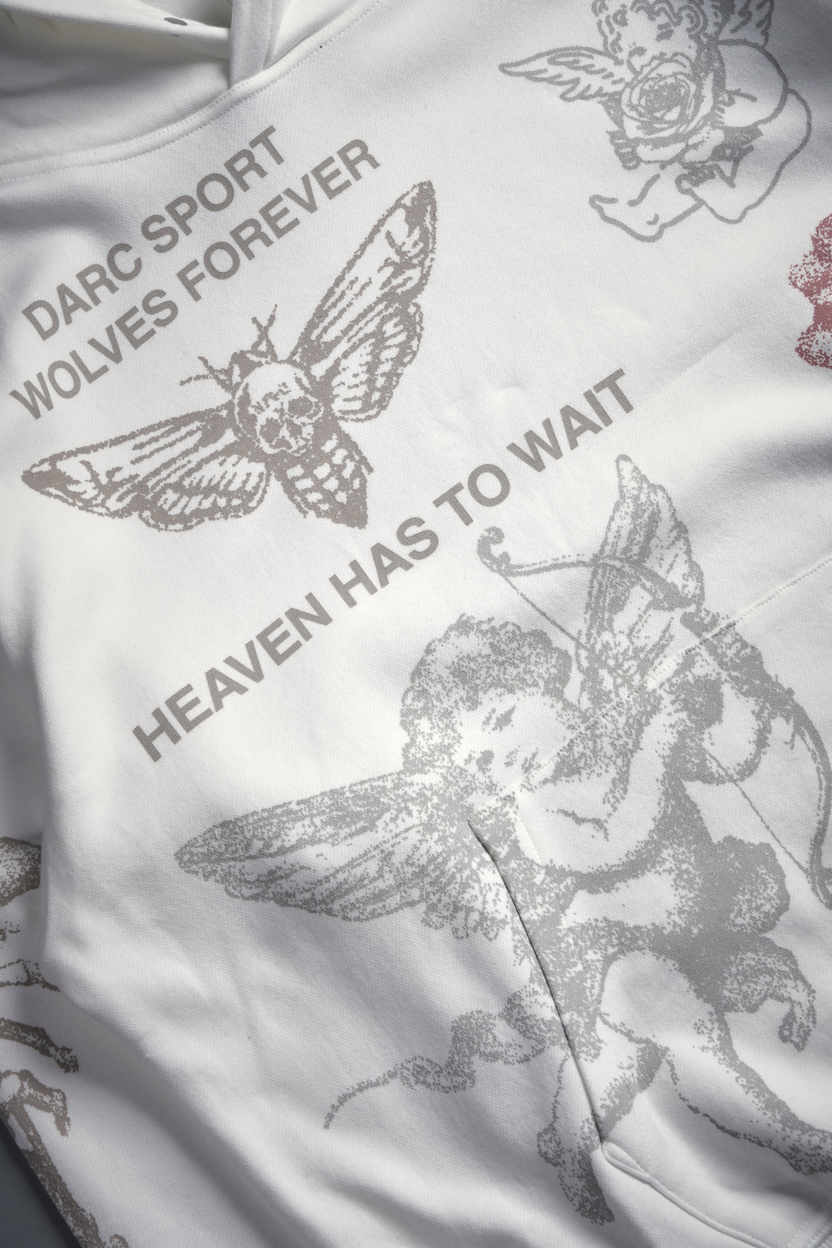 Sacred Flash "Pierce" Hoodie in Cream