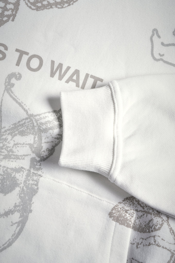 Sacred Flash "Pierce" Hoodie in Cream