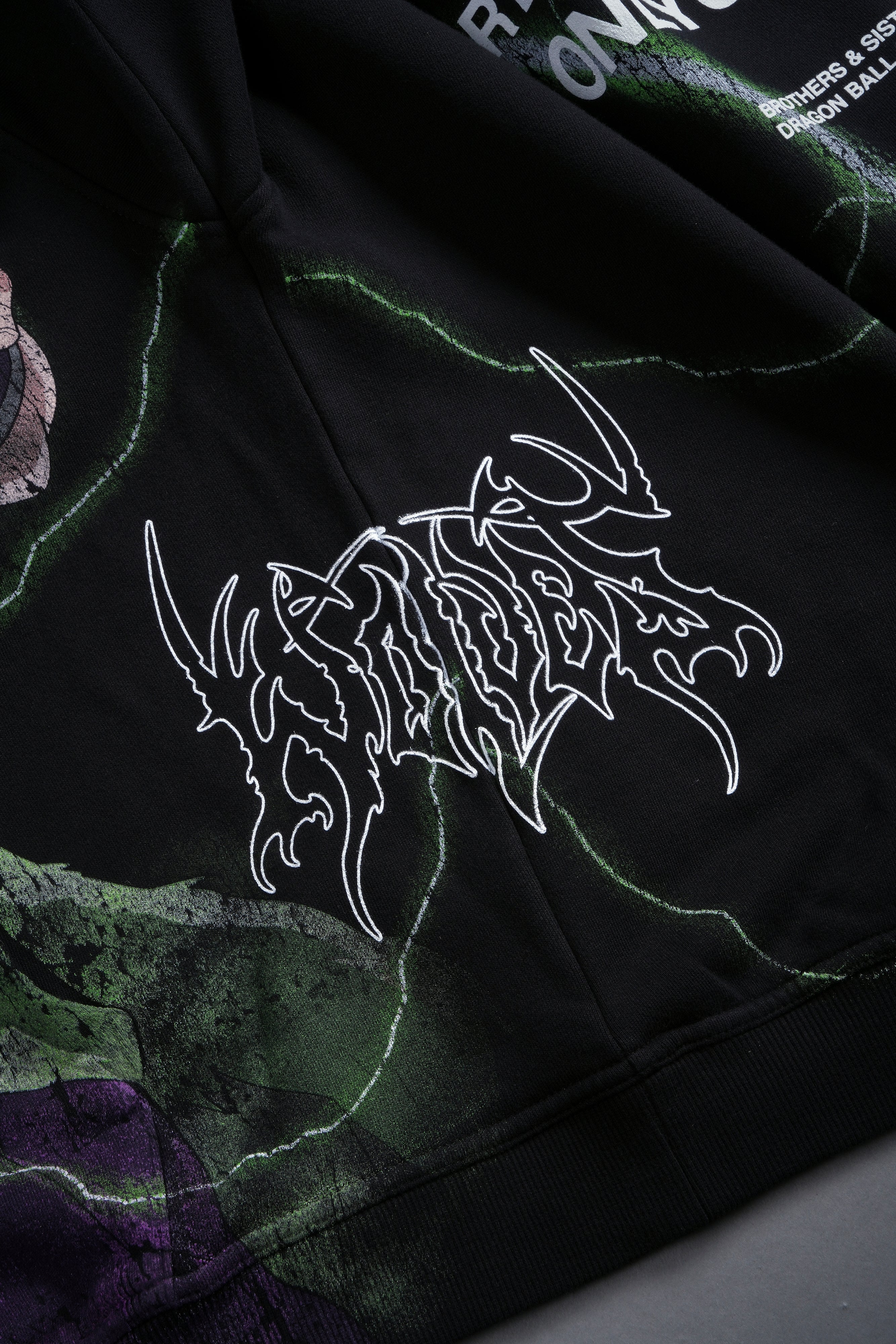 Legendary Super Saiyan Broly "Side-By-Side" Pierce Hoodie in Black
