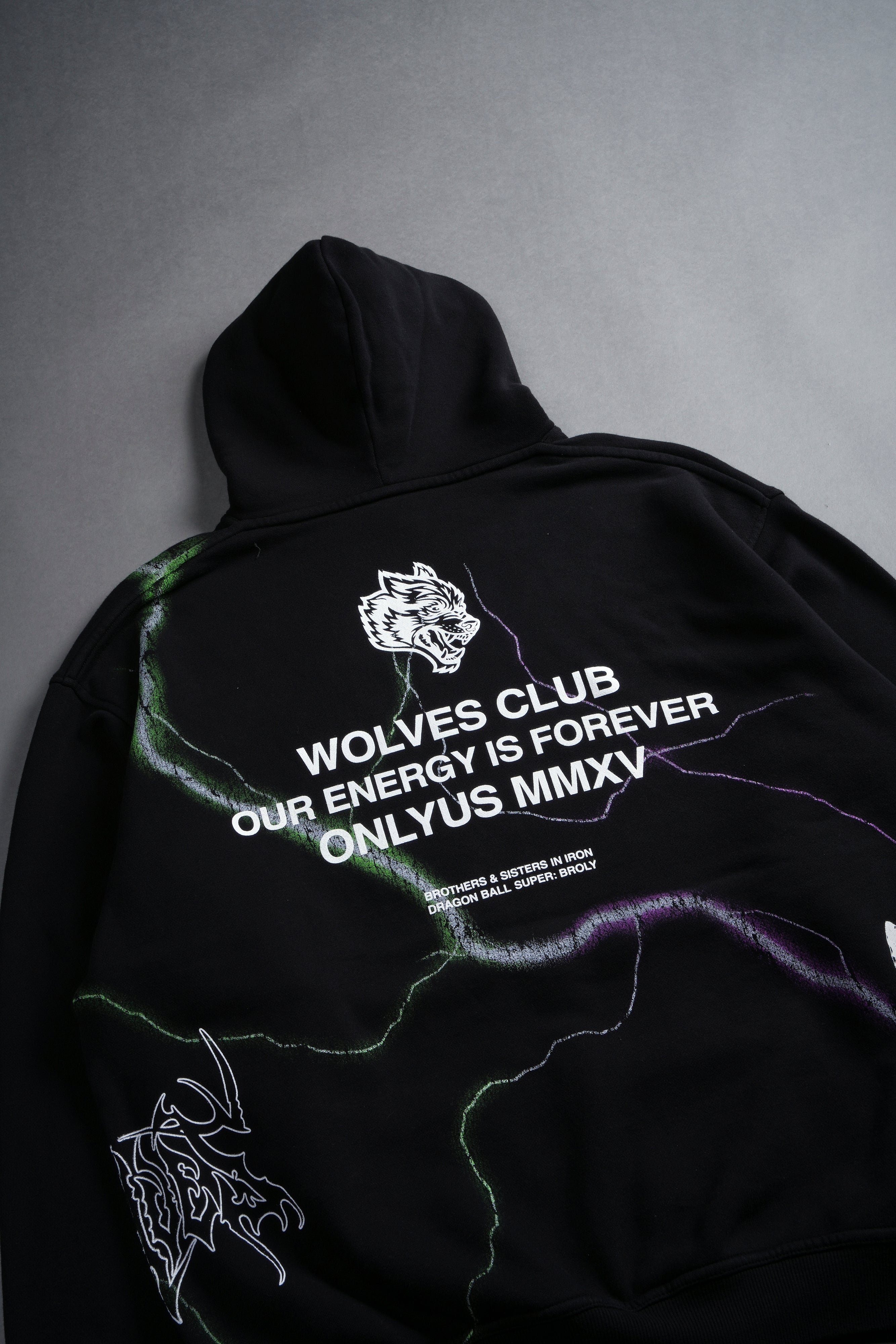 Legendary Super Saiyan Broly "Side-By-Side" Pierce Hoodie in Black