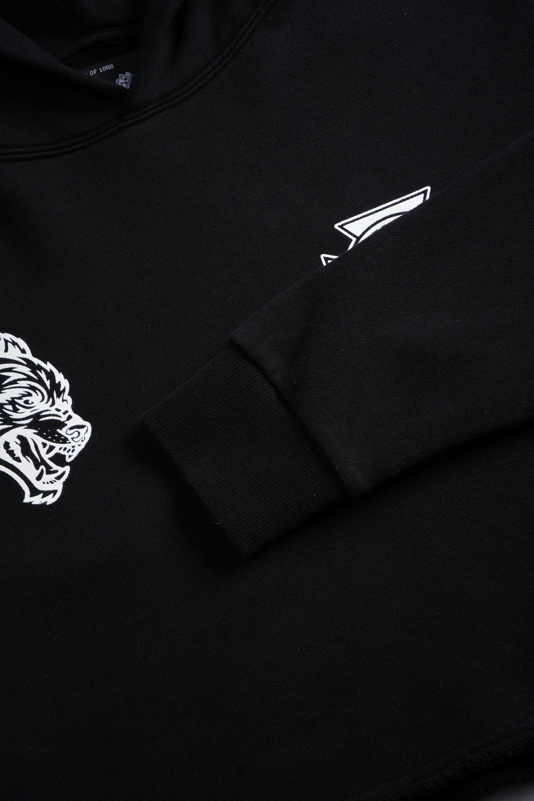 Ride The Lightning "Wyoming" (Cropped) Hoodie in Black