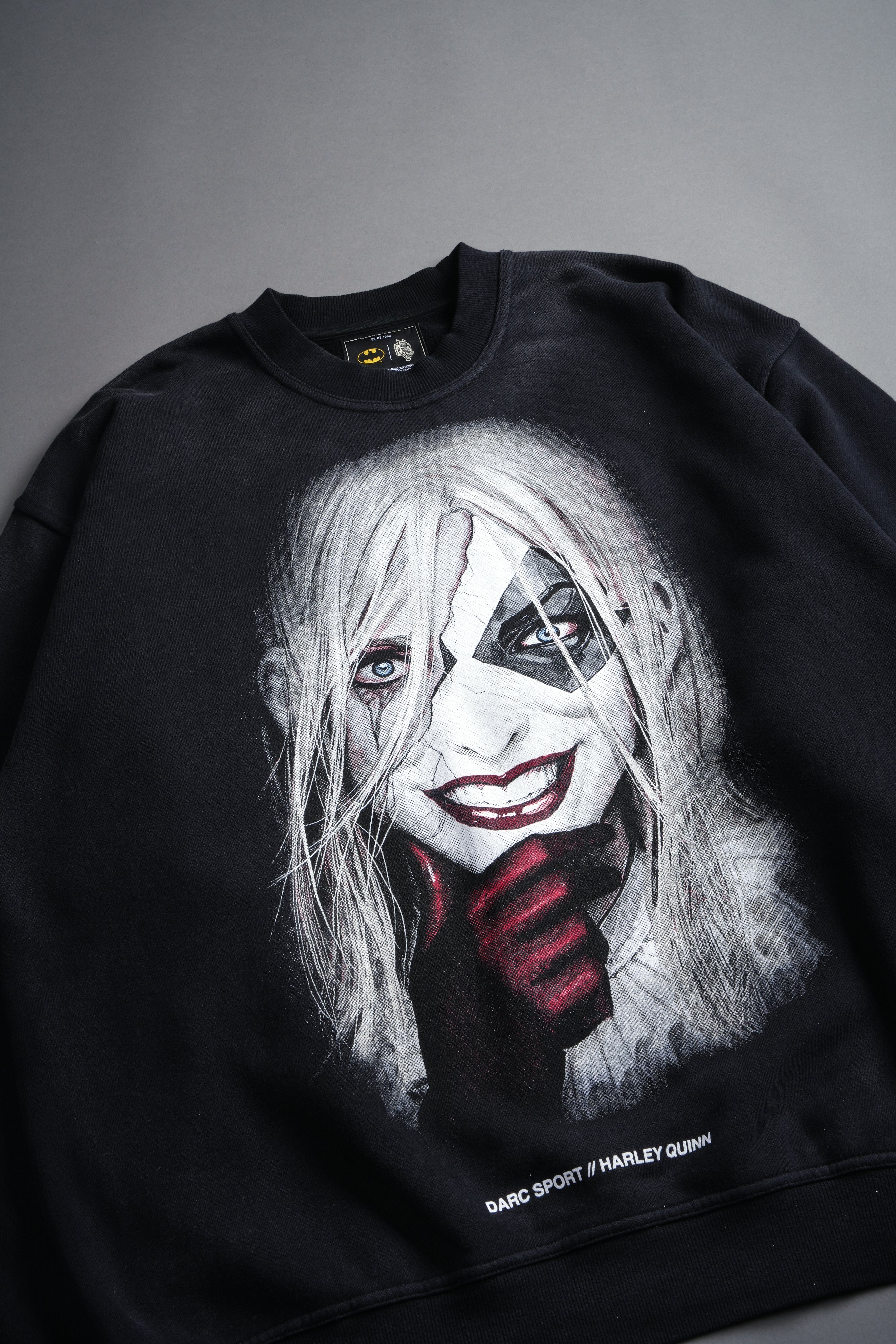 Quinn Forever London Crewneck in Black Drift Wash