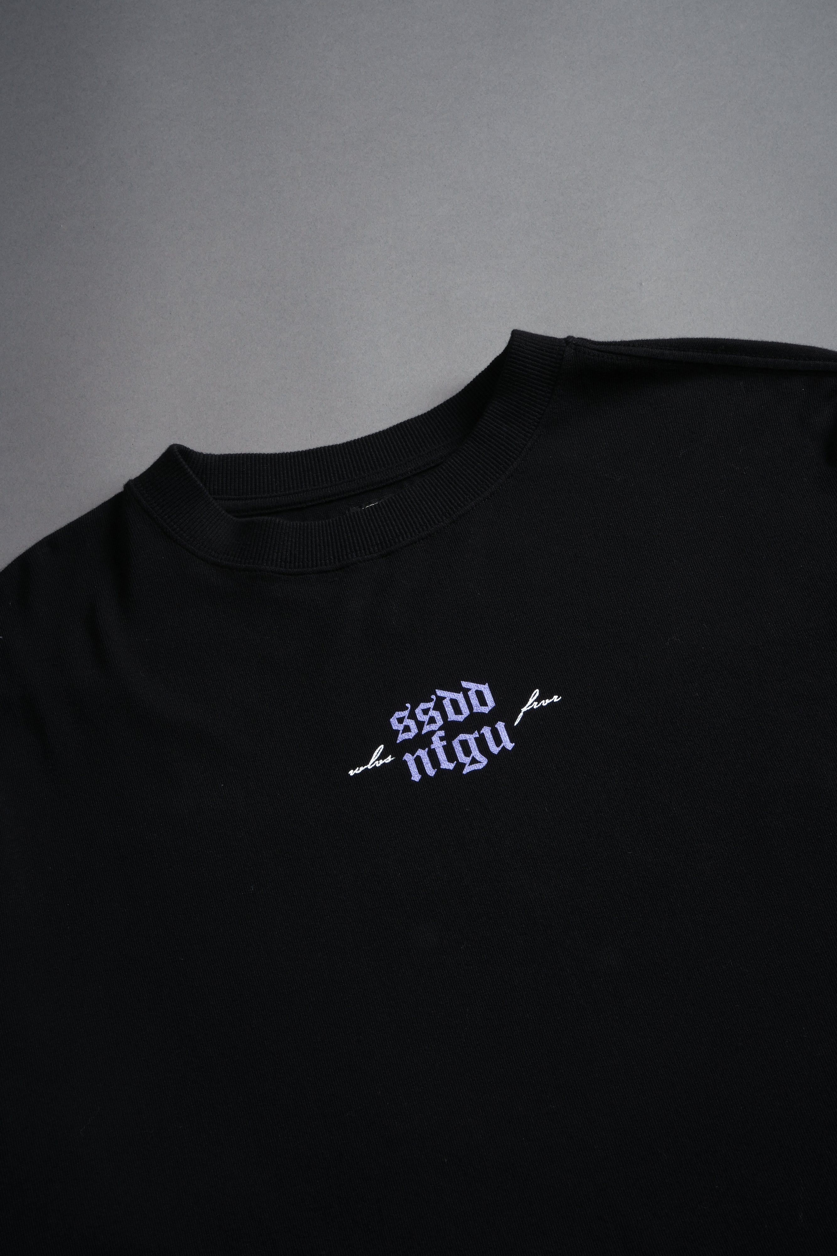 Cat Woman Forever Box Cut "Pump Cover" Tee in Black