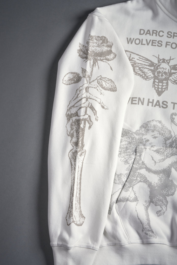 Sacred Flash "Pierce" Hoodie in Cream