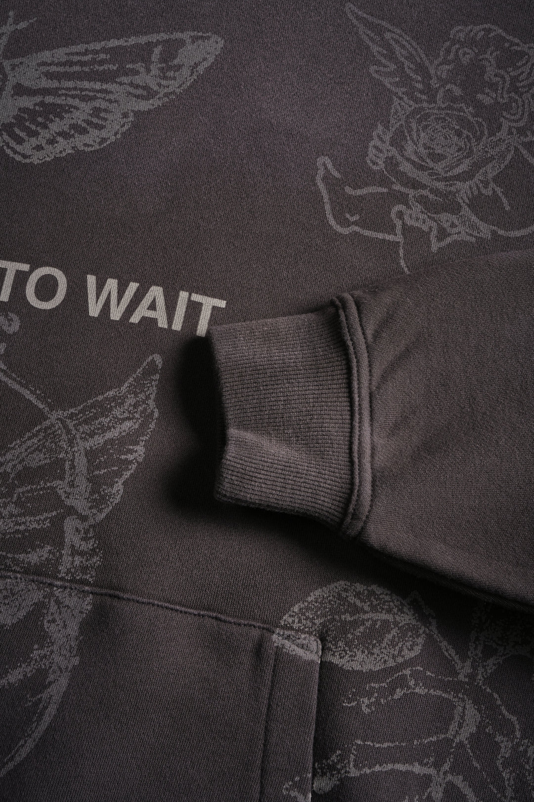 Sacred Flash "Pierce" Hoodie in Darc Brown Drift Wash