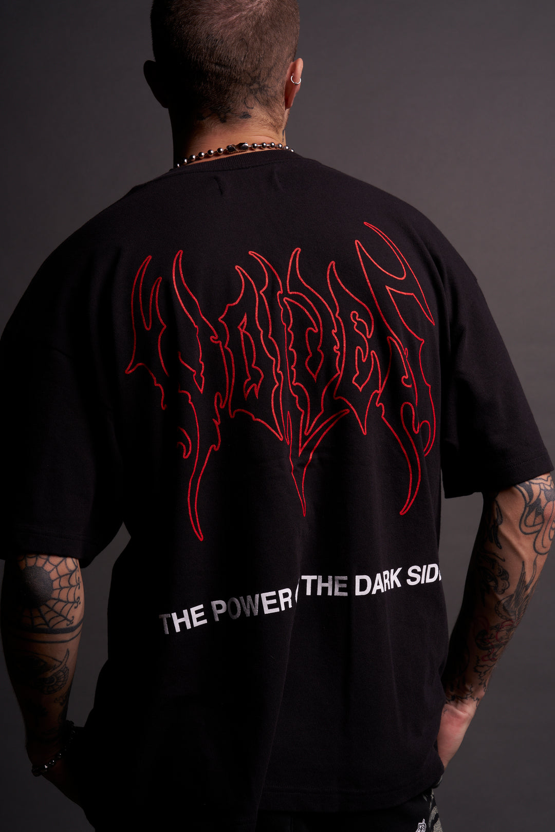 The Power Of The Dark Side Maul "Premium" Oversized Tee in Black