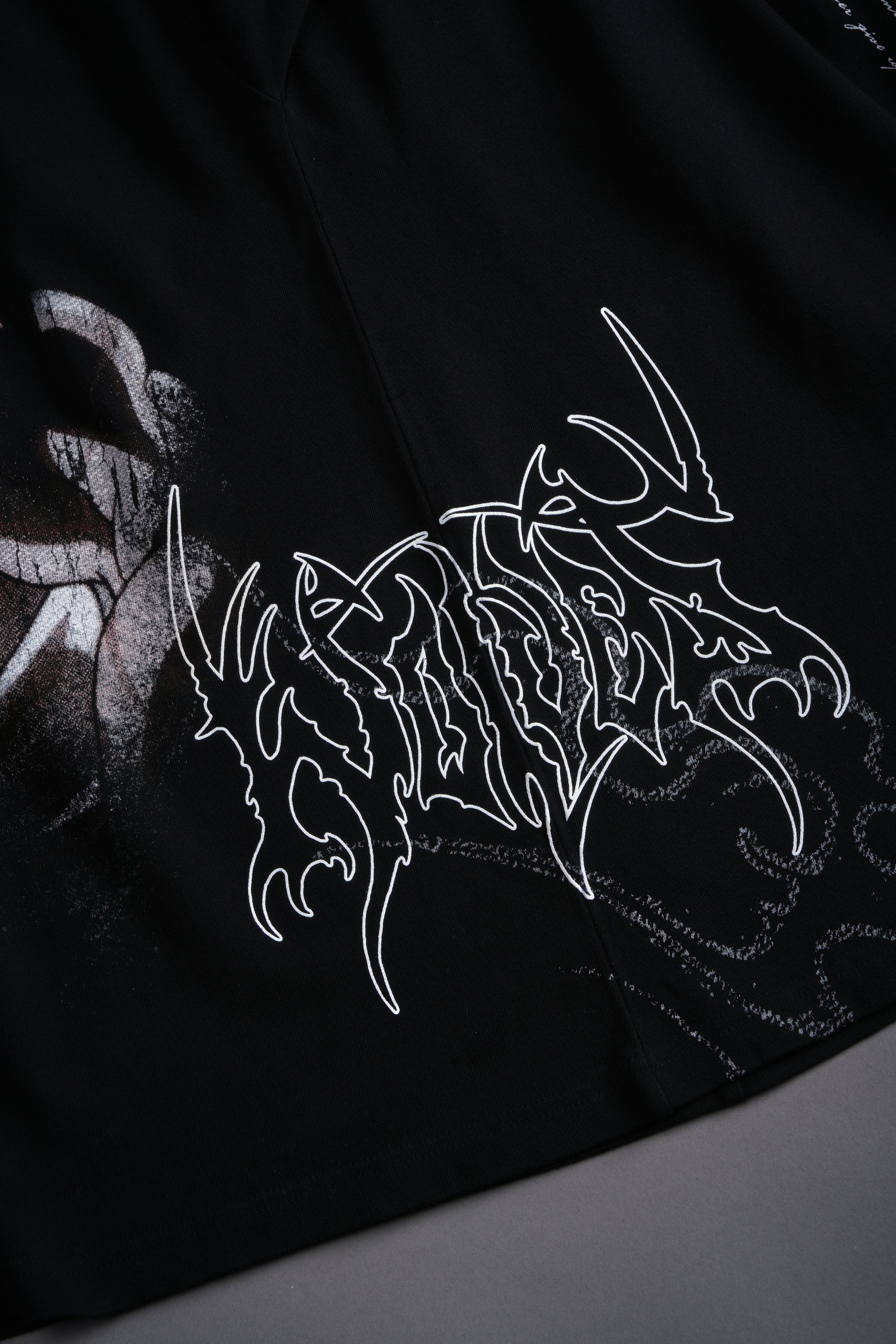 Baki Hanma "Side By Side" Series Premium Oversized Tee in Black
