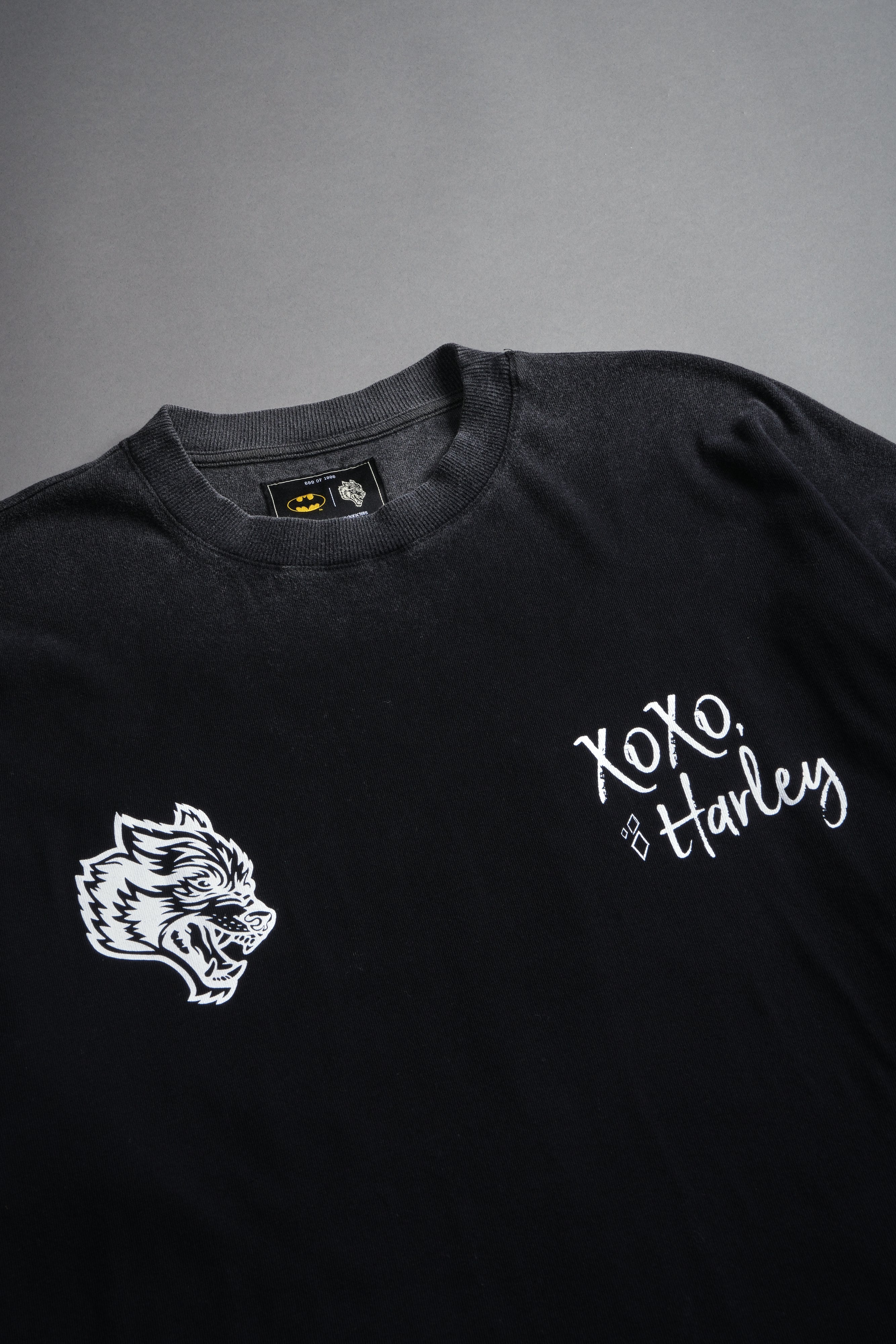 XOXO "Premium" Oversized Tee in Black