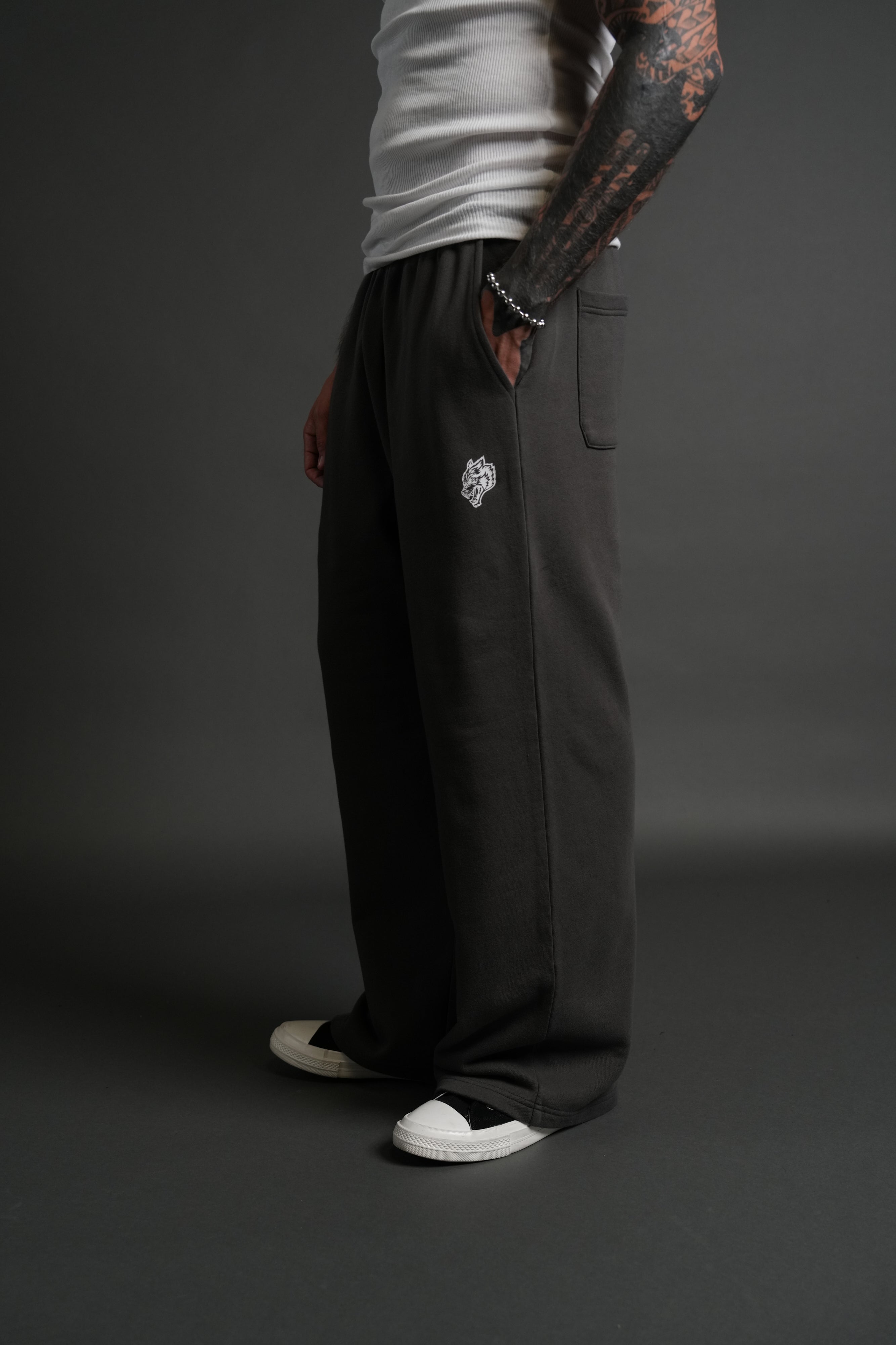 【即完売品✨️】LAST NEST WASHED SWEAT PANTS LAST NEST / wide leg wash sweat pants - OTHELLO KUMAMOTO
