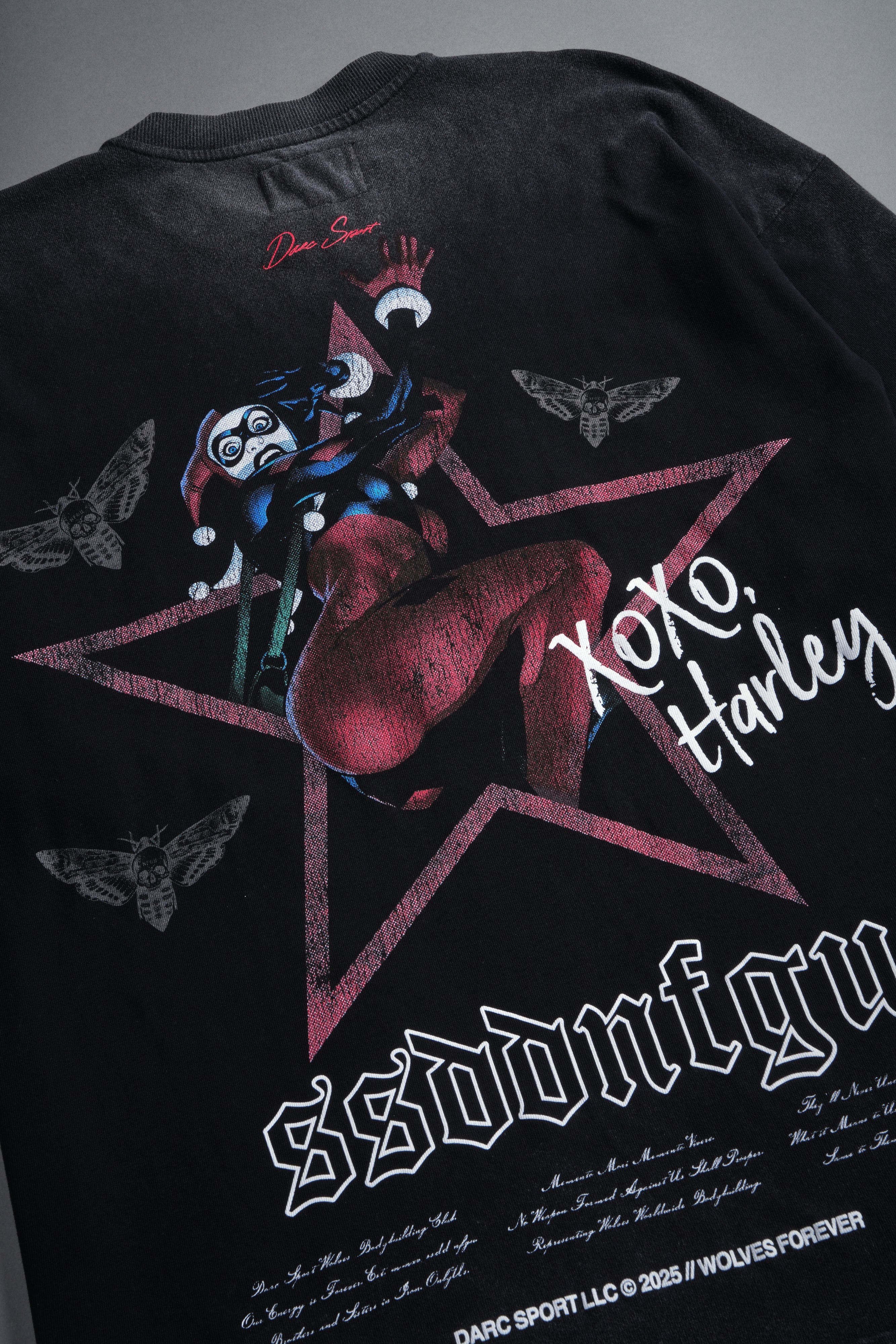 XOXO "Premium" Oversized Tee in Black