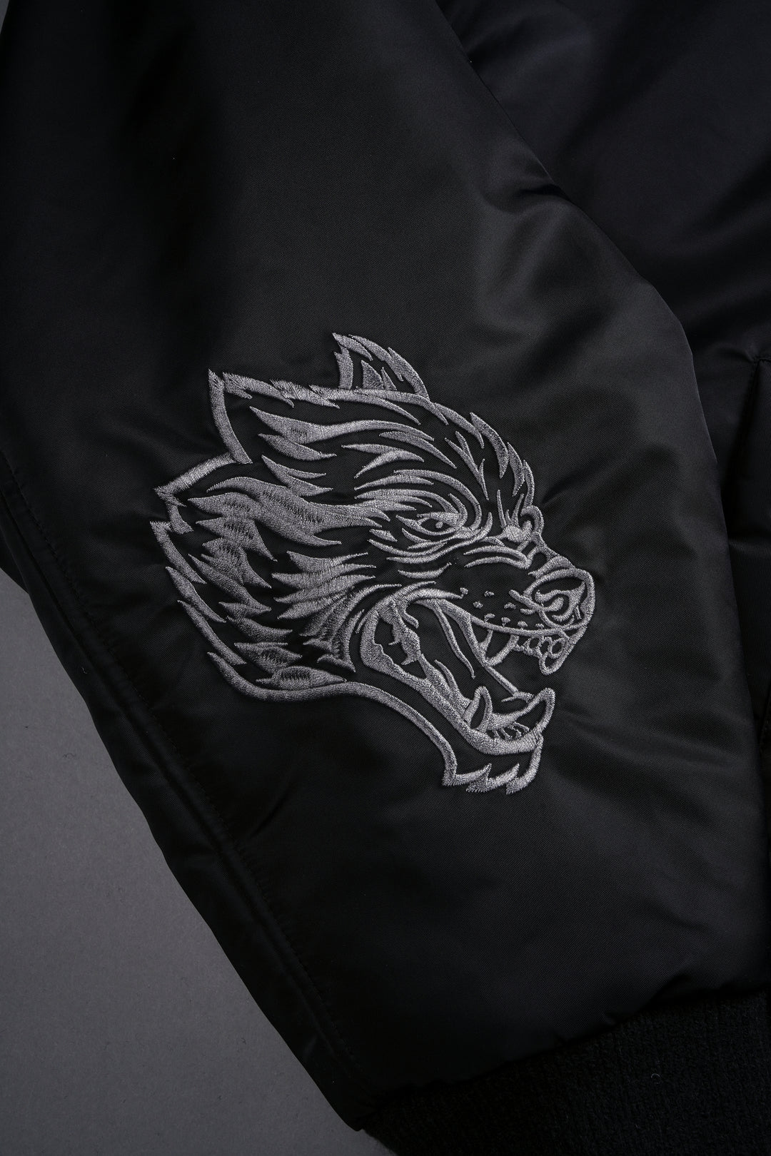 Darc Metal Cropped Remy Bomber Jacket in Black