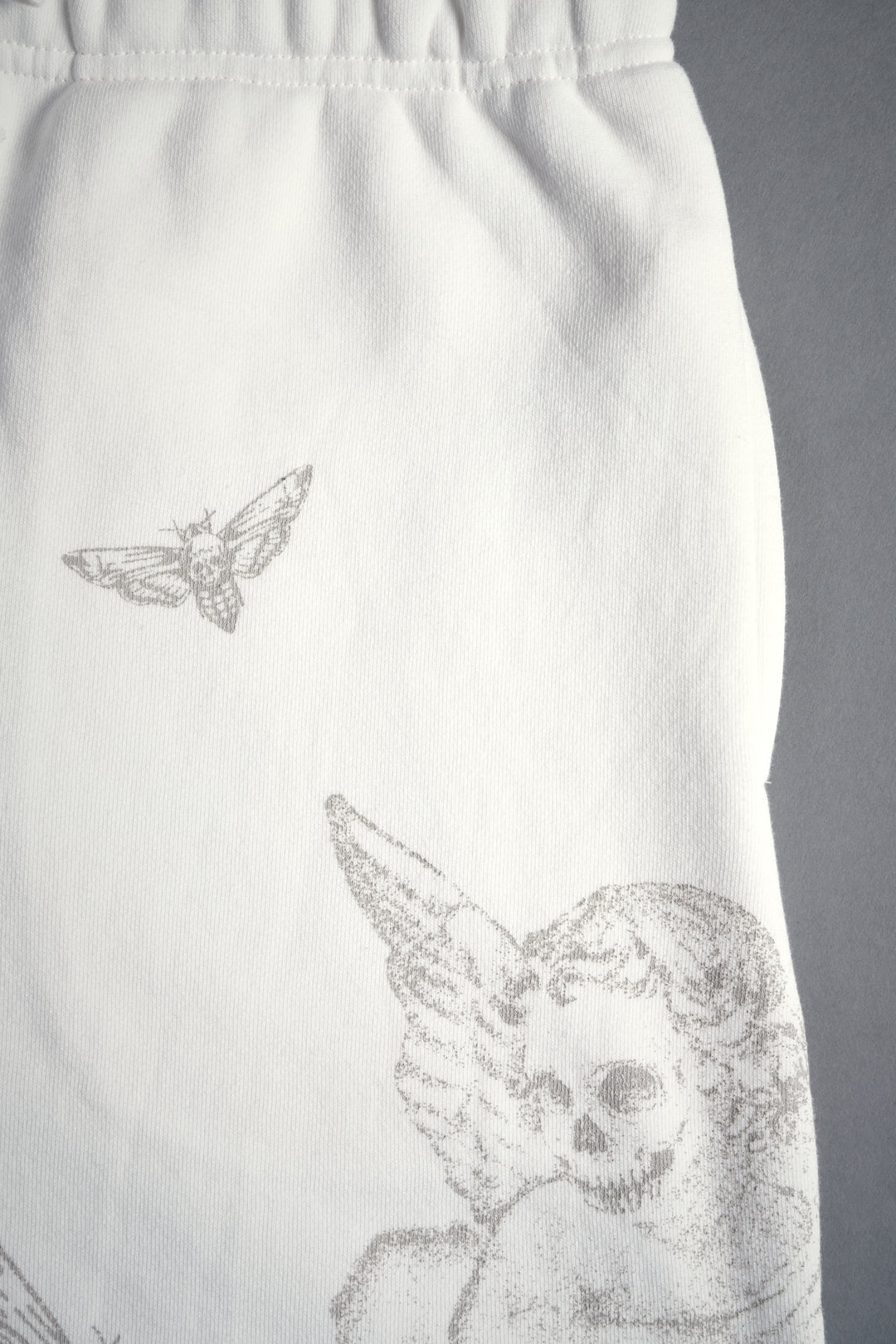 Fallen Cherub Oversized Post Lounge Sweat Shorts in Cream