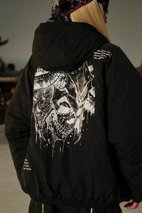 Wolves Den Tommy G Unisex Jacket in Black