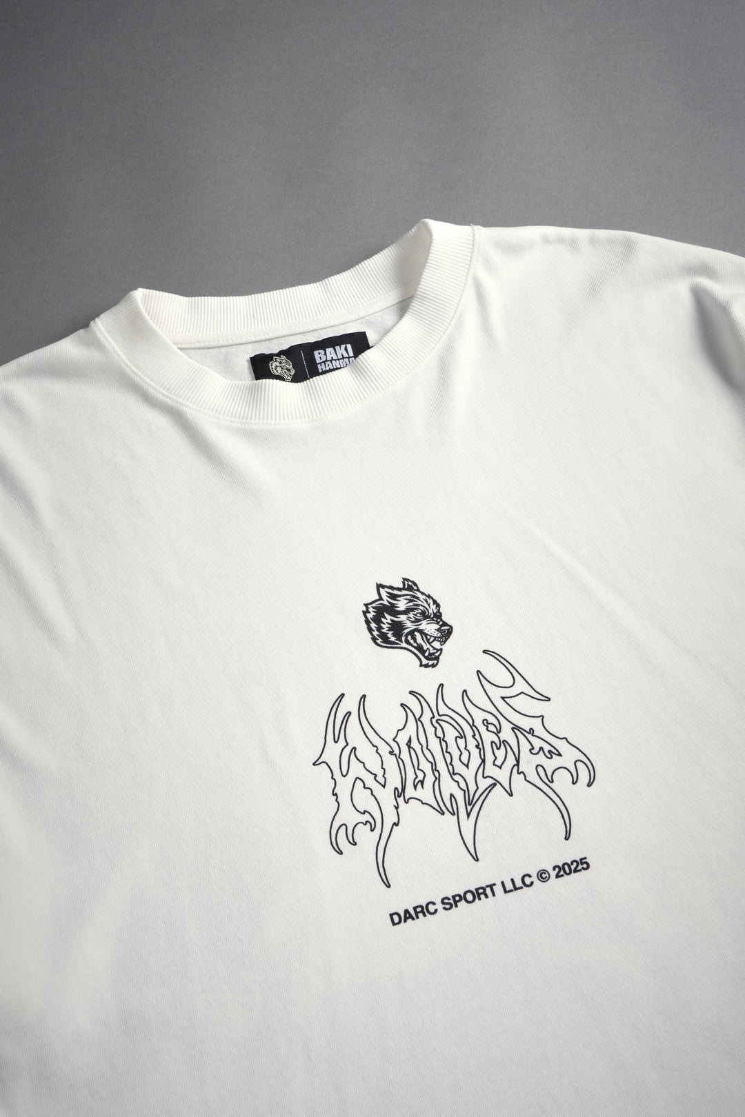 The Champion "Premium" Oversized Tee in Cream