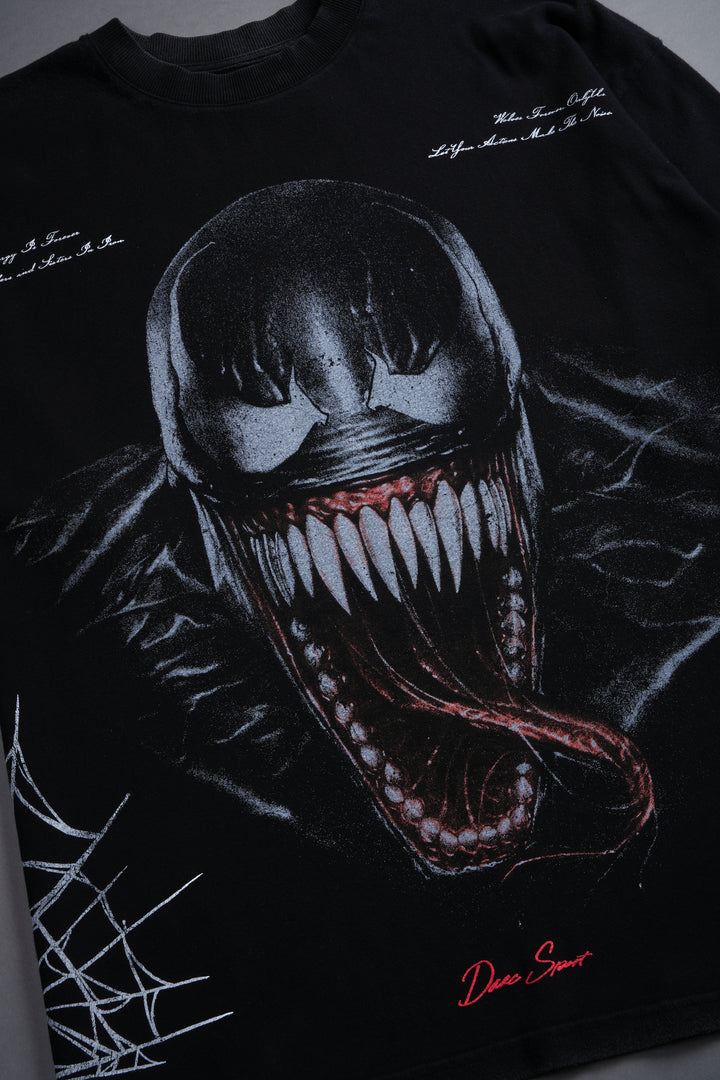 Symbiote V2 "Premium" Oversized Tee in Black