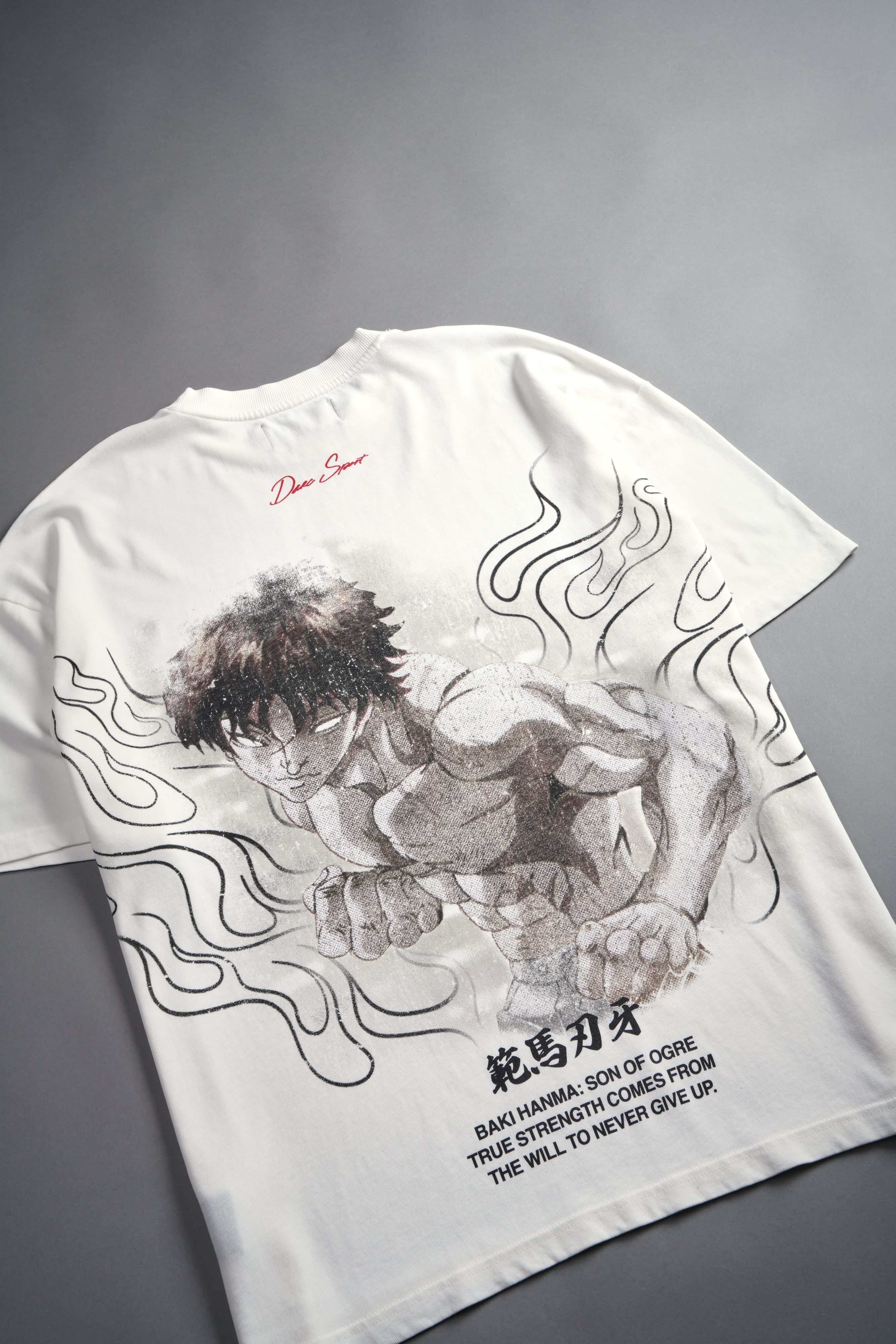 The Champion "Premium" Oversized Tee in Cream