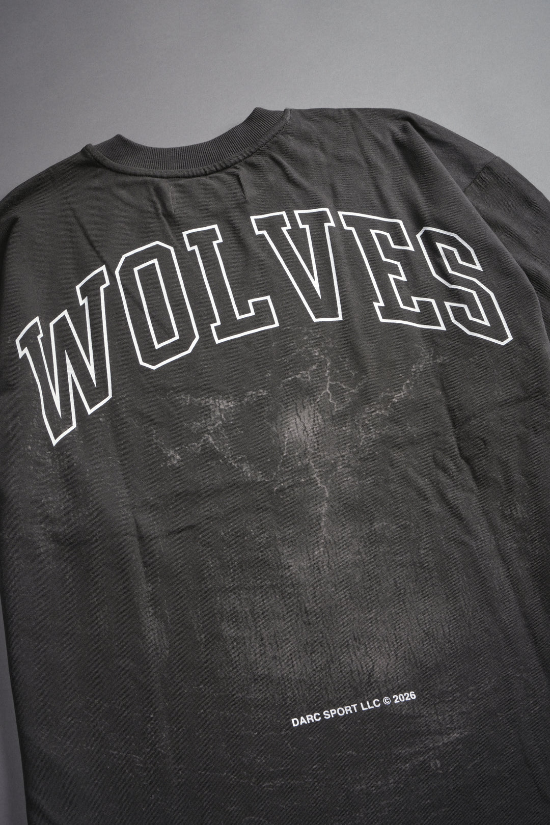 Trust Your Journey Premium Oversized Tee in Wolf Gray