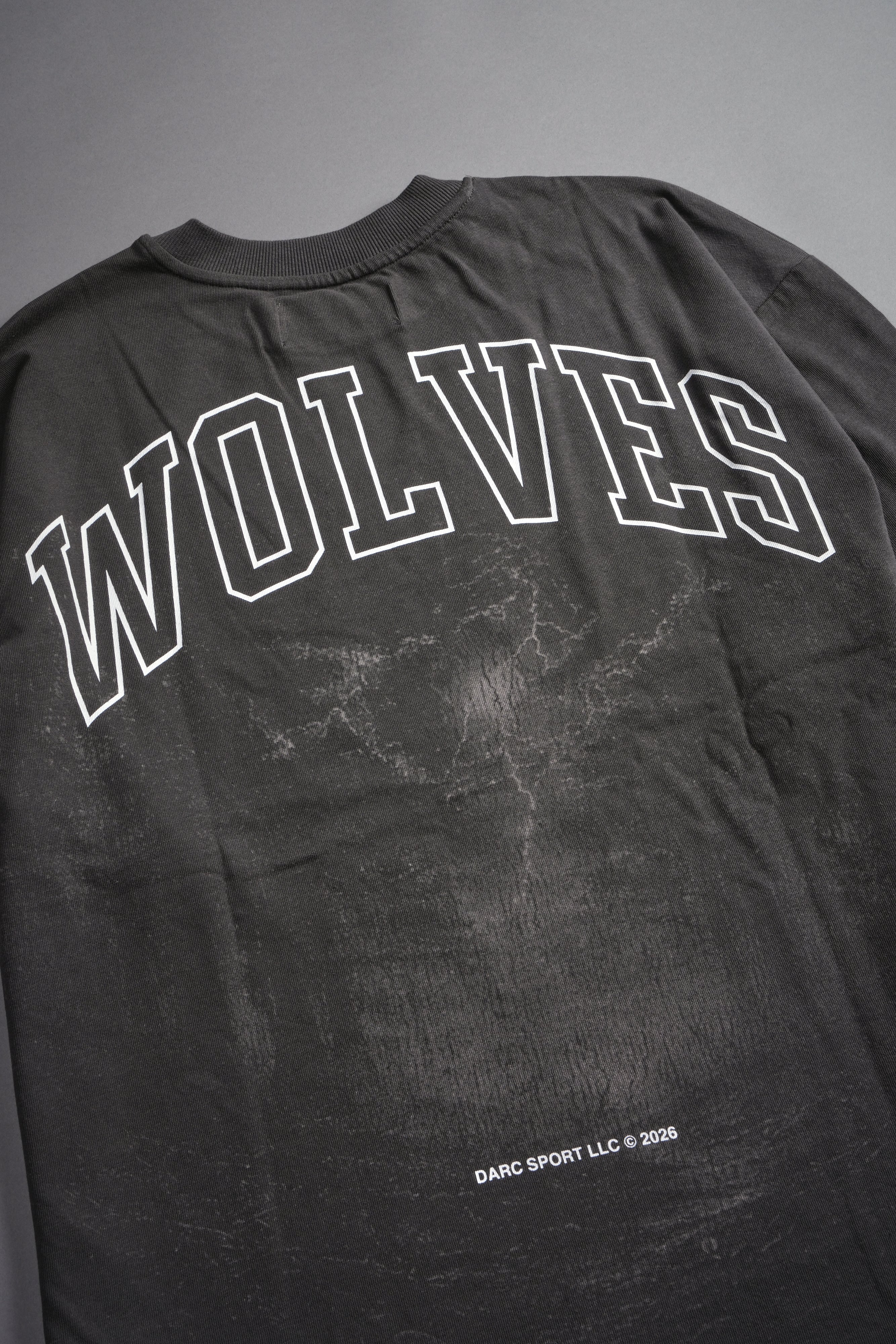 Trust Your Journey Premium Oversized Tee in Wolf Gray
