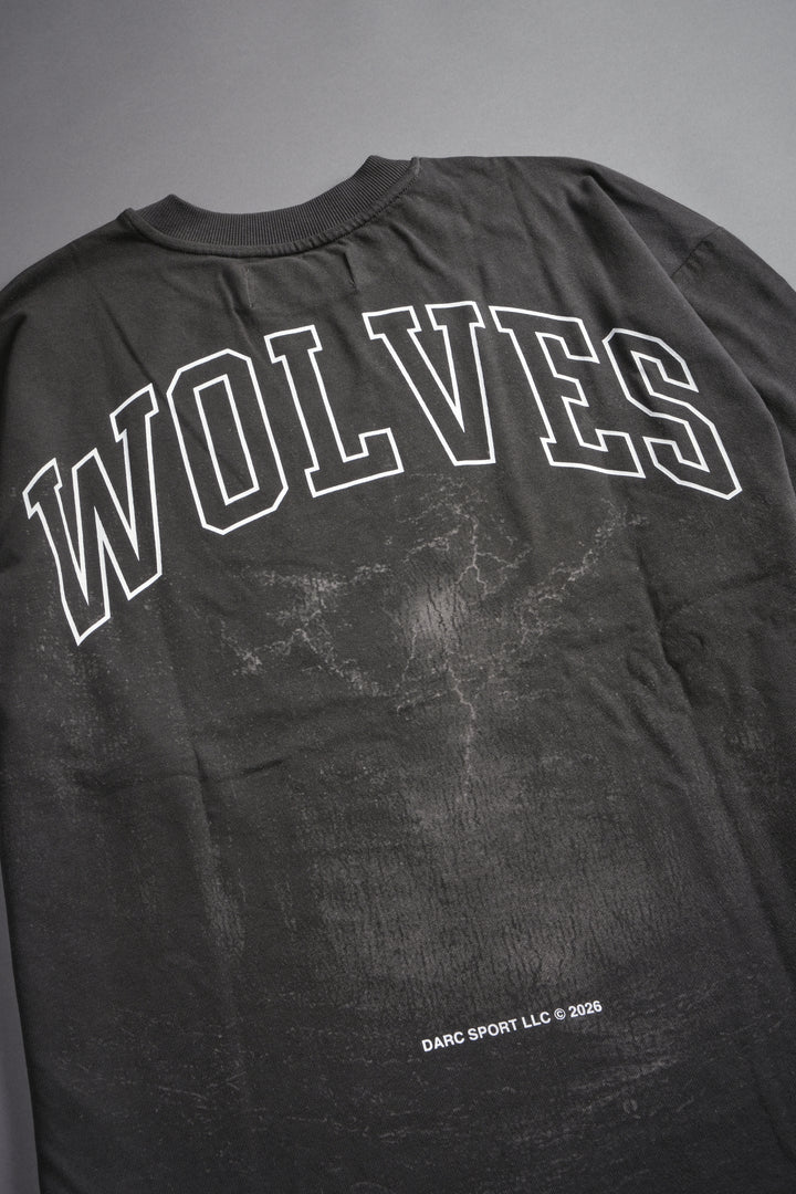 Trust Your Journey Premium Oversized Tee in Wolf Gray