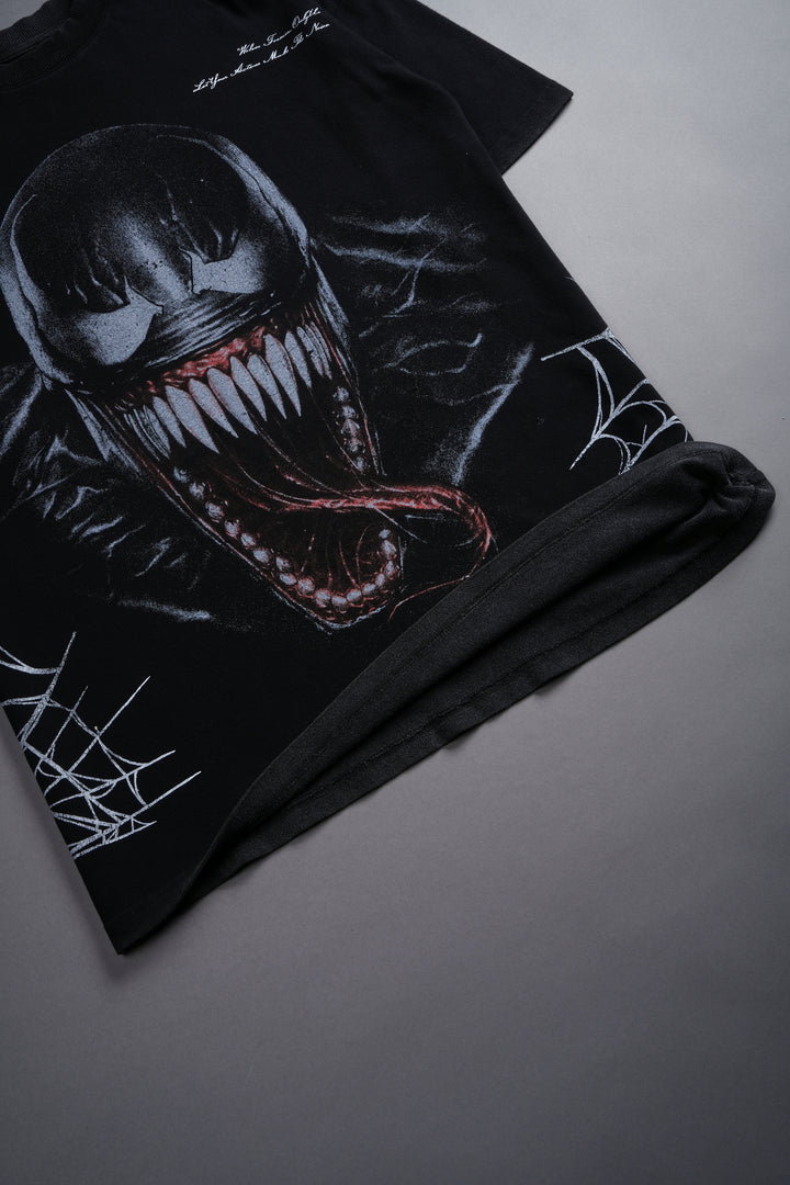 Symbiote V2 "Premium" Oversized Tee in Black