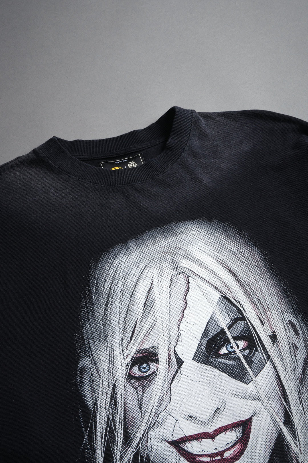 Quinn Forever "Premium" Oversized Tee in Black Drift Wash