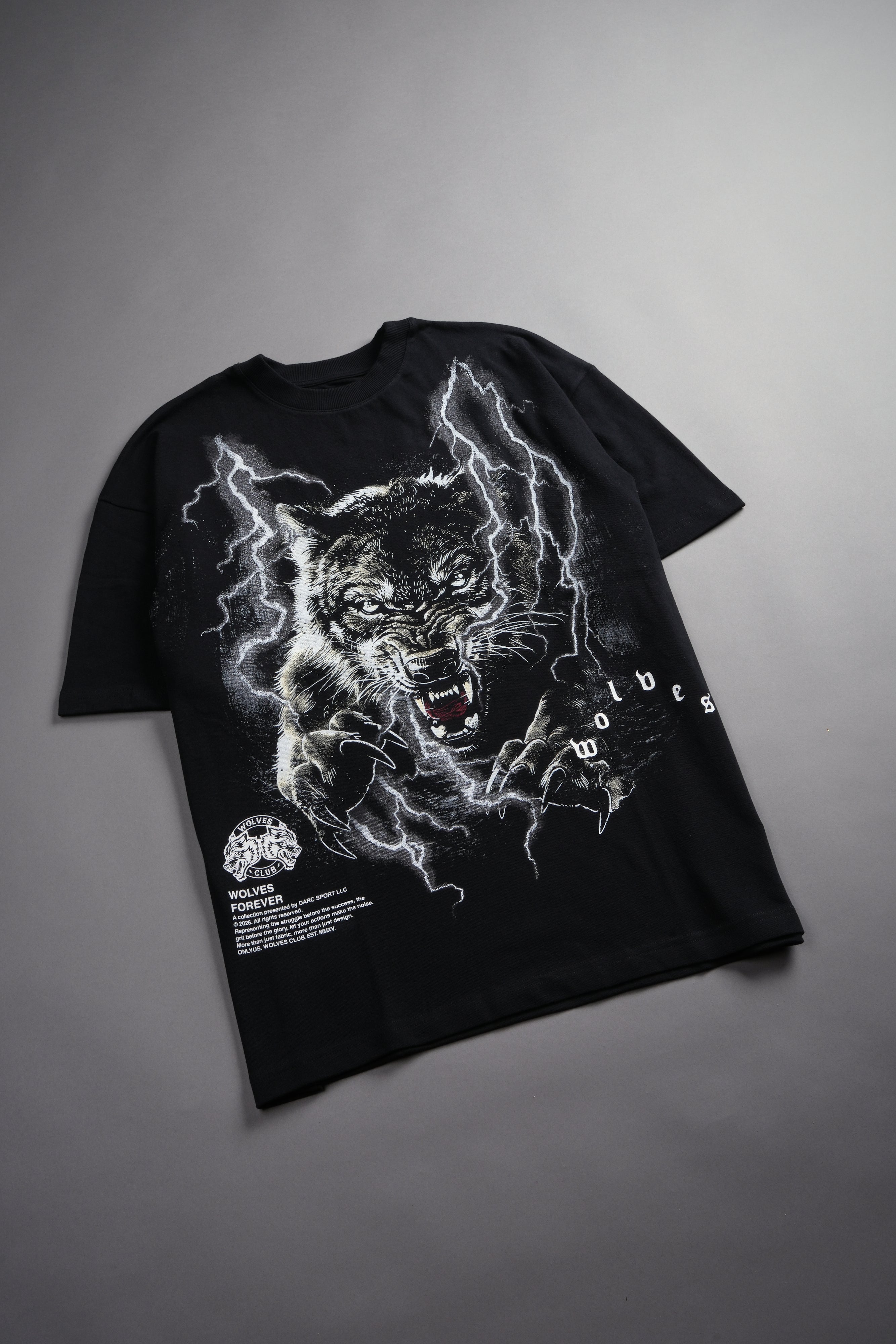 Trust Your Journey Premium Oversized Tee in Black