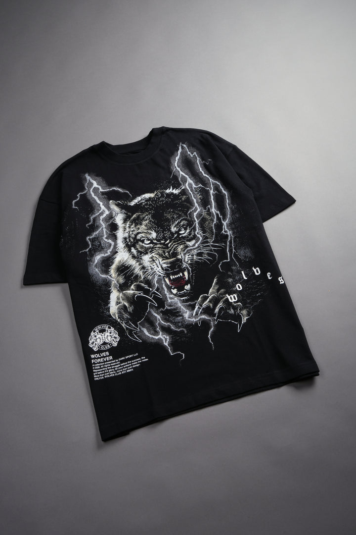 Trust Your Journey Premium Oversized Tee in Black
