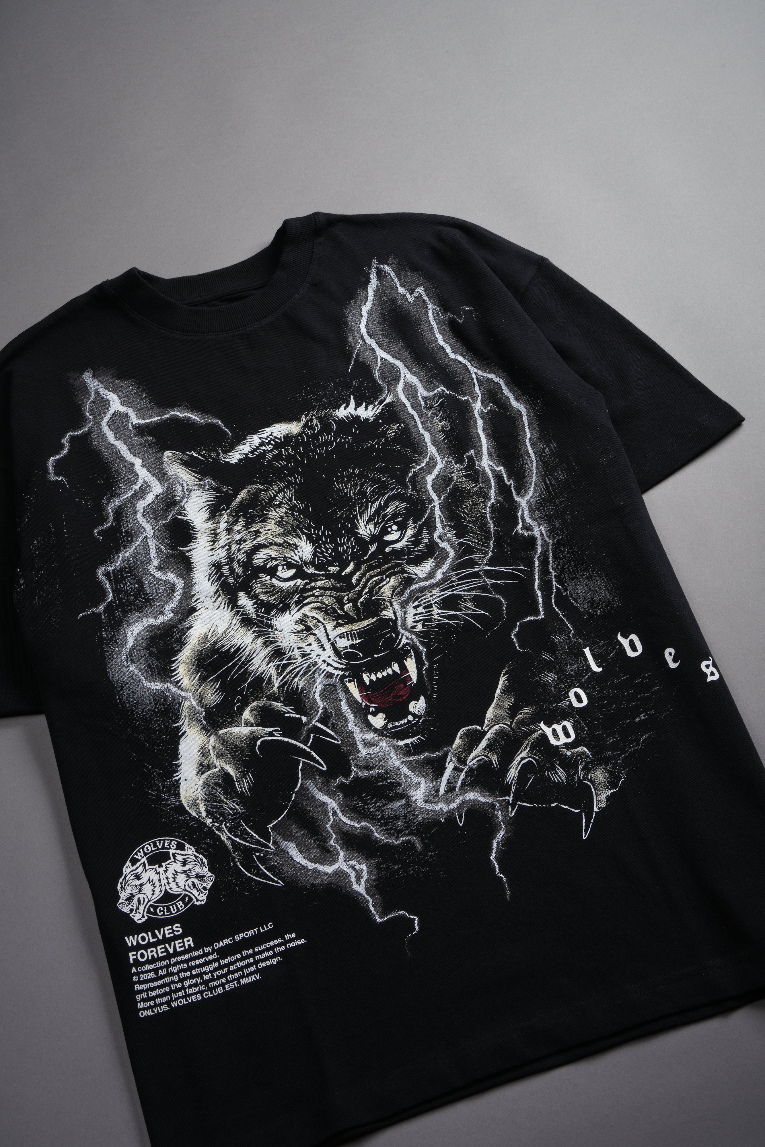 Trust Your Journey Premium Oversized Tee in Black