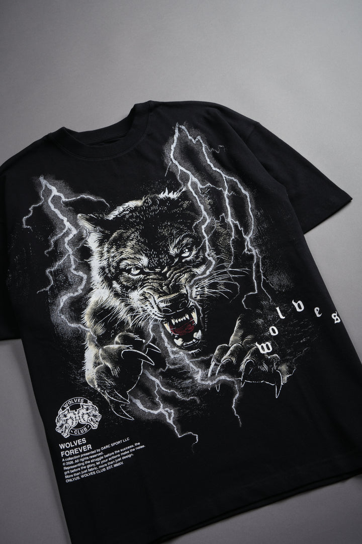 Trust Your Journey Premium Oversized Tee in Black