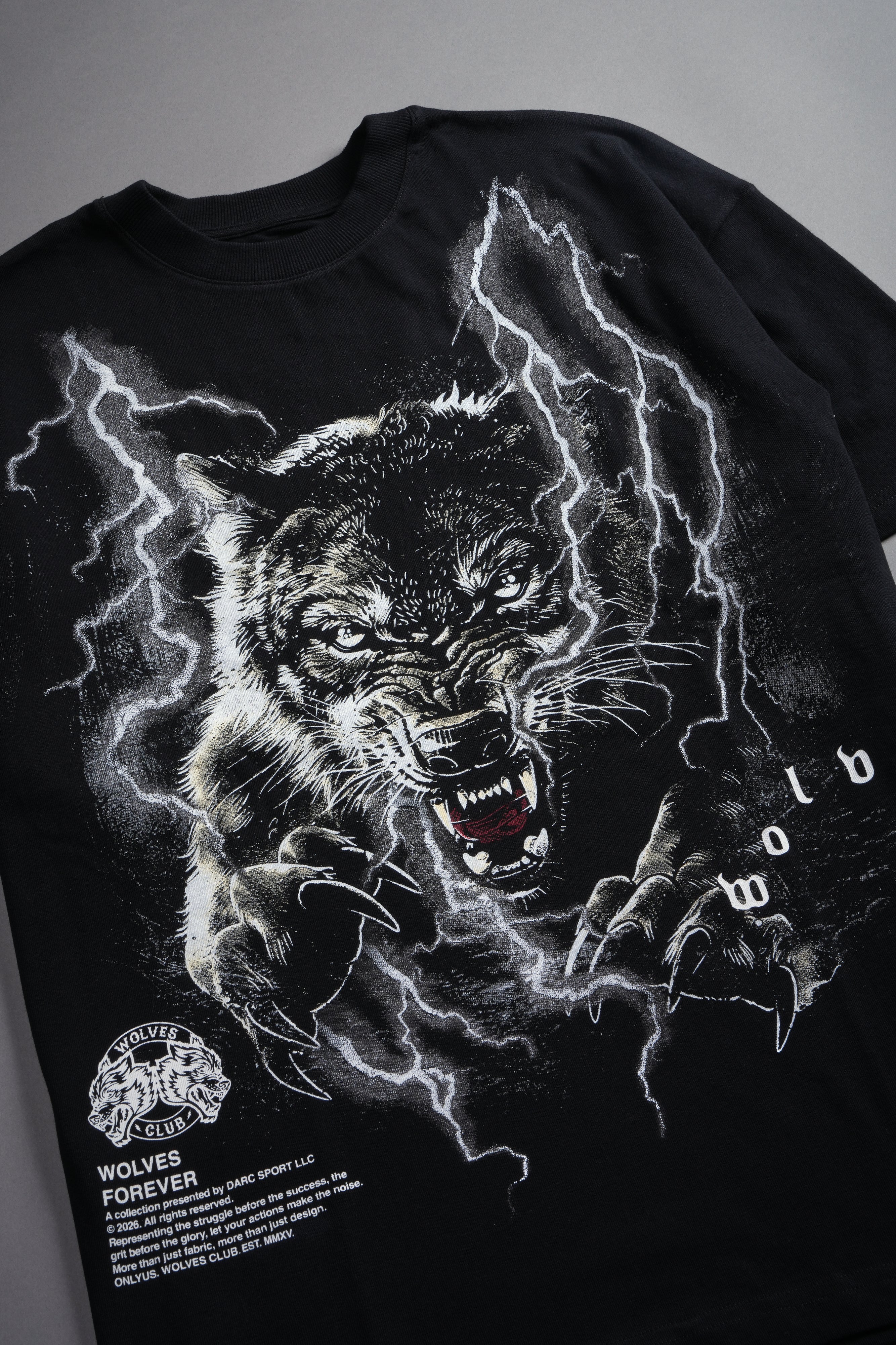 Trust Your Journey Premium Oversized Tee in Black