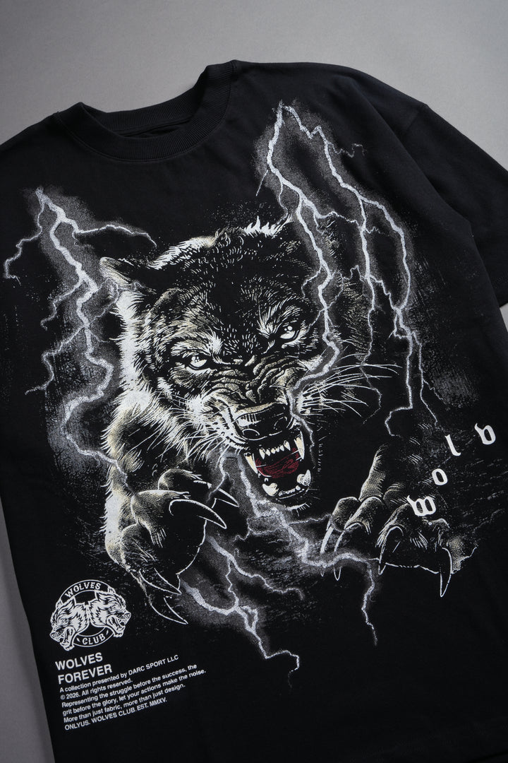 Trust Your Journey Premium Oversized Tee in Black