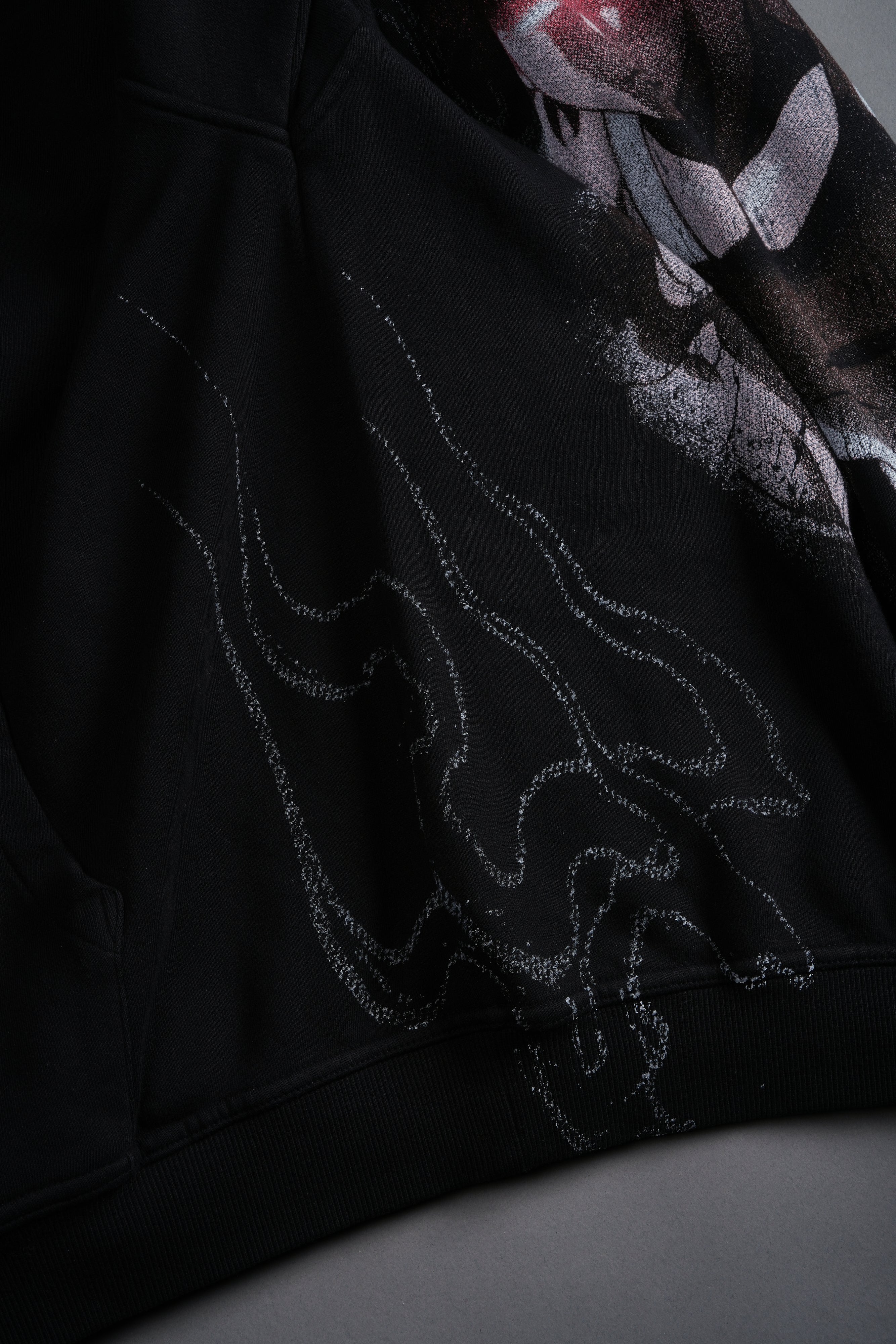 Baki Hanma "Pierce" Hoodie in Black