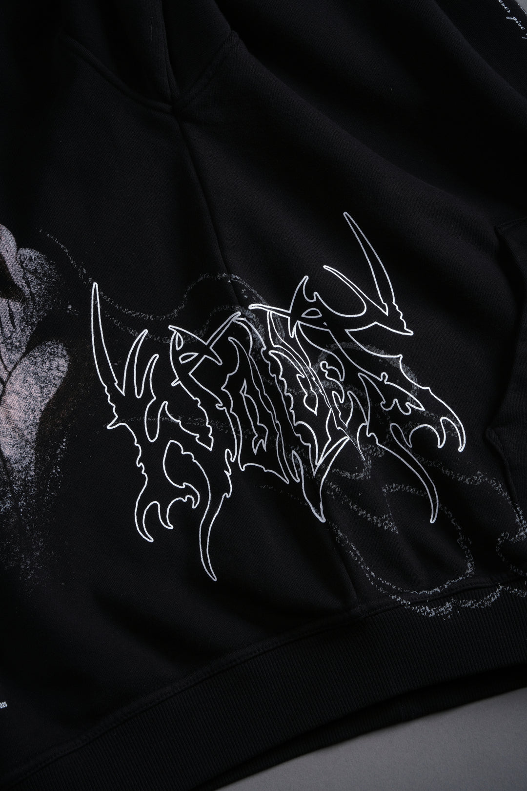 Baki Hanma "Pierce" Hoodie in Black