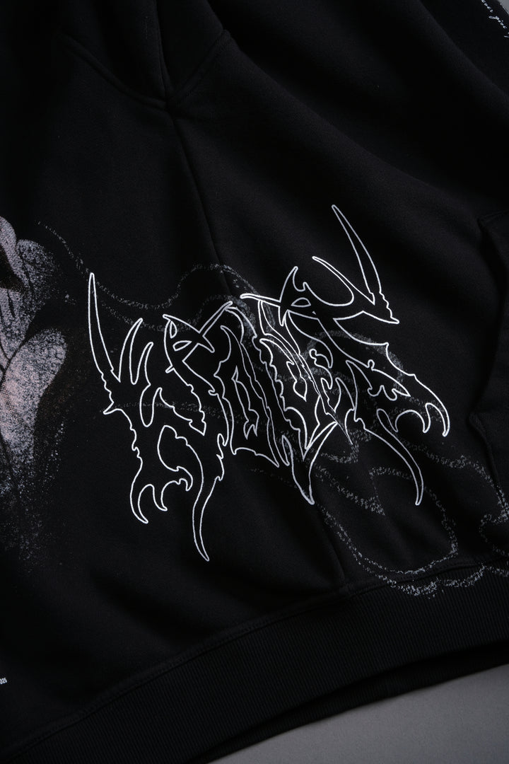 Baki Hanma "Pierce" Hoodie in Black