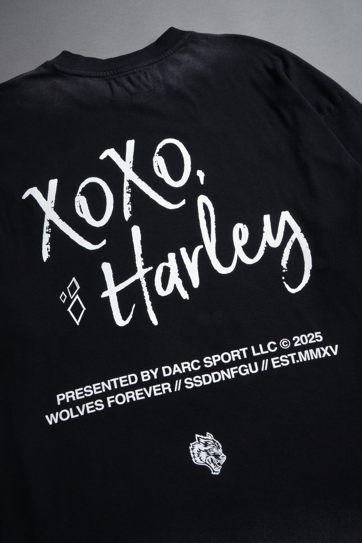 Quinn Forever "Premium" Oversized Tee in Black Drift Wash