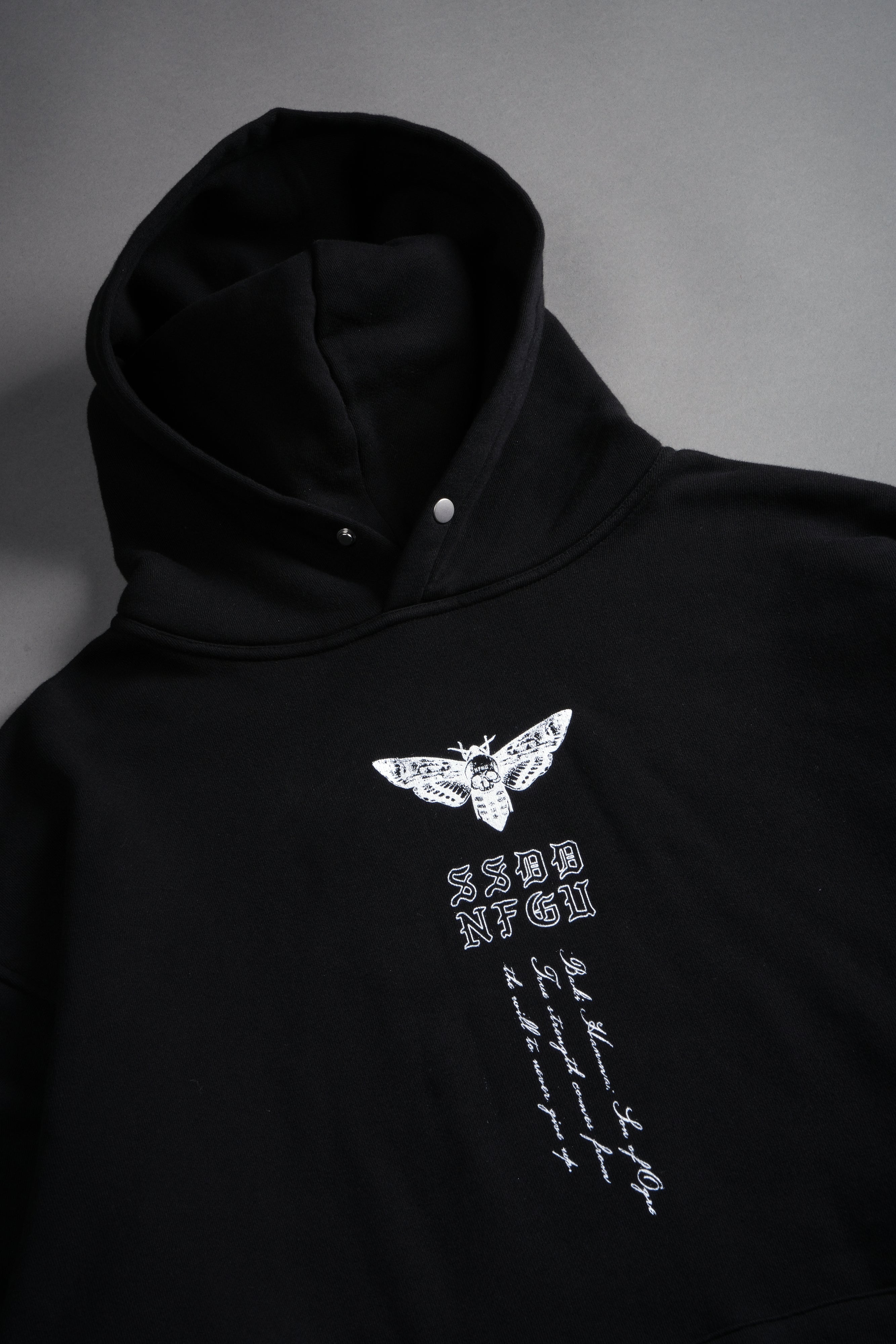 Yujiro Hanma "Pierce" Hoodie in Black