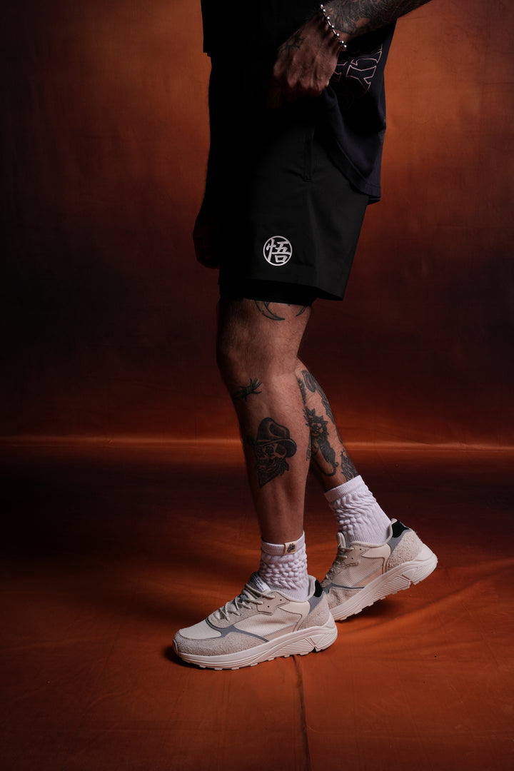 Go Wolves Compression Shorts in Black