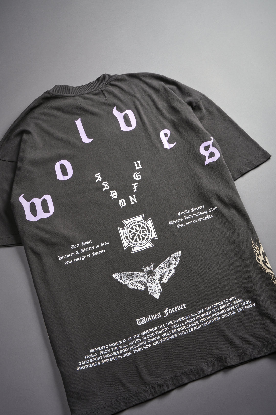 Lineage Frvr Premium Oversized Tee in Wolf Gray