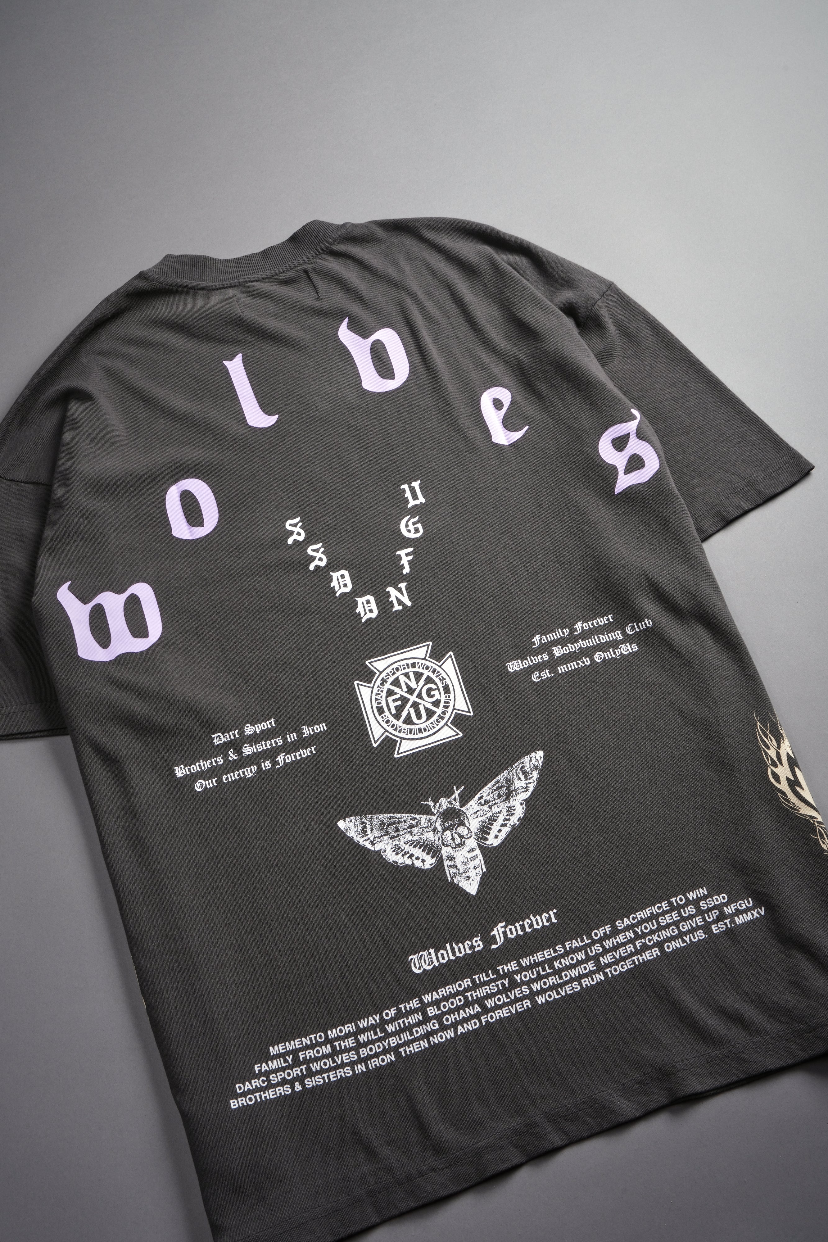 Lineage Frvr Premium Oversized Tee in Wolf Gray