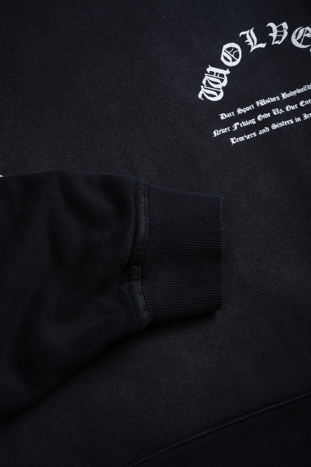 The Last Laugh "Pierce" Hoodie in Black Drift Wash