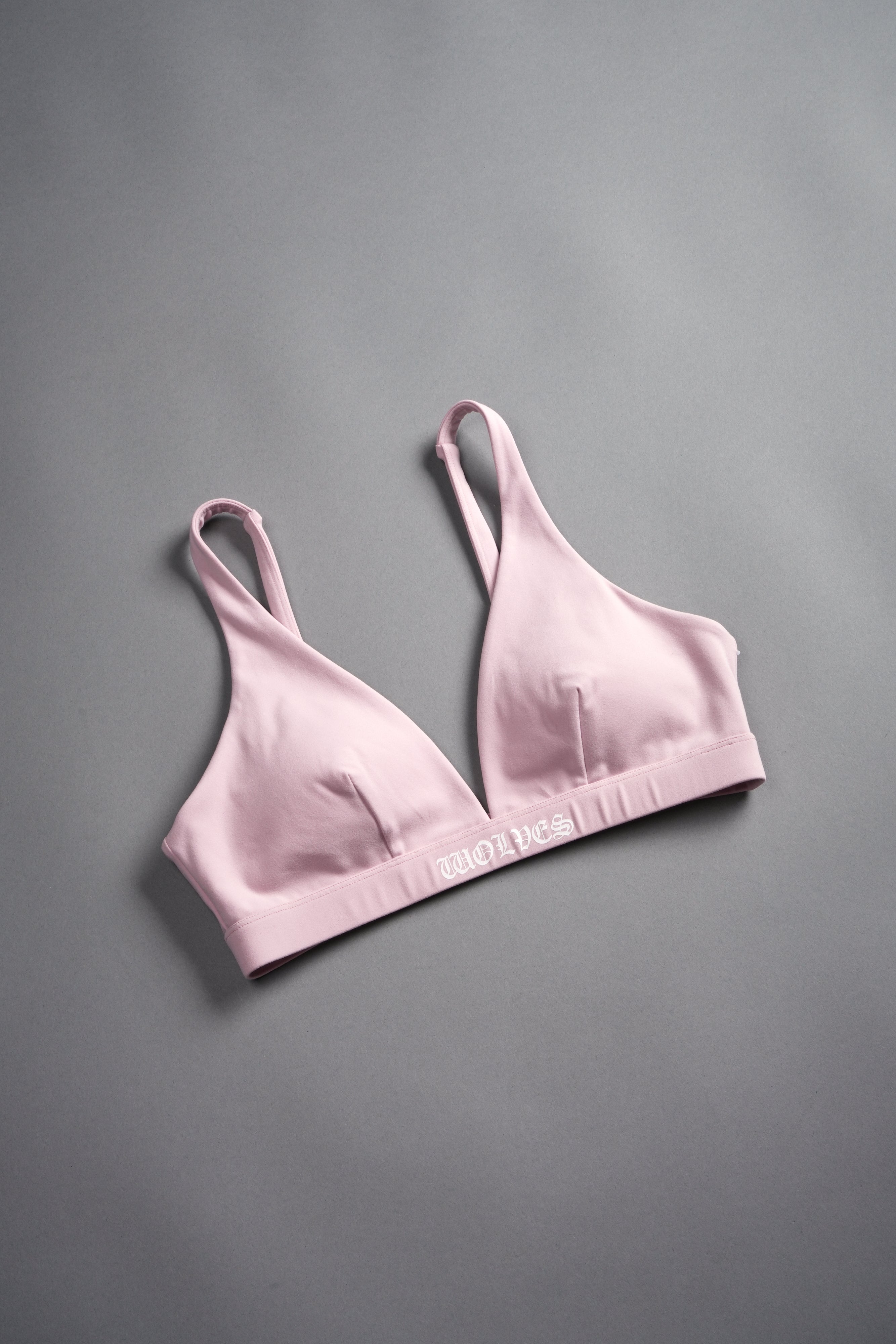 She Chopper V Sports Bra in Pink Dust