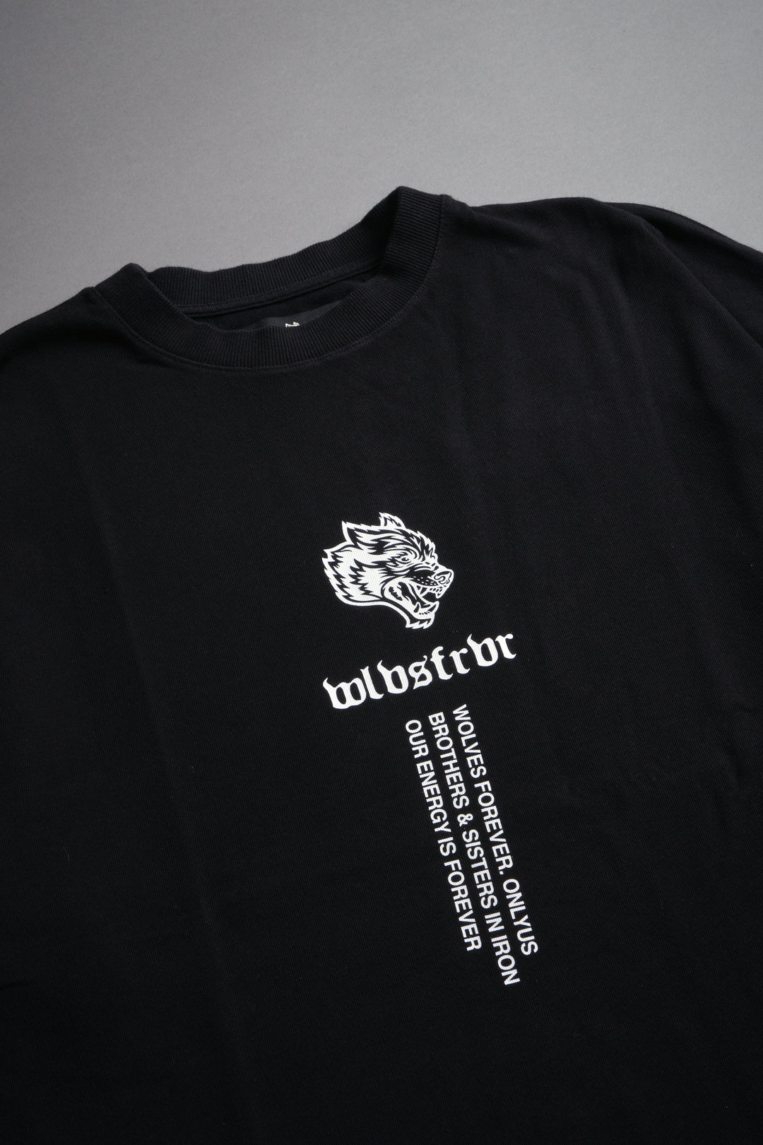 Soul Of Iron V2 Premium Oversized Tee in Black