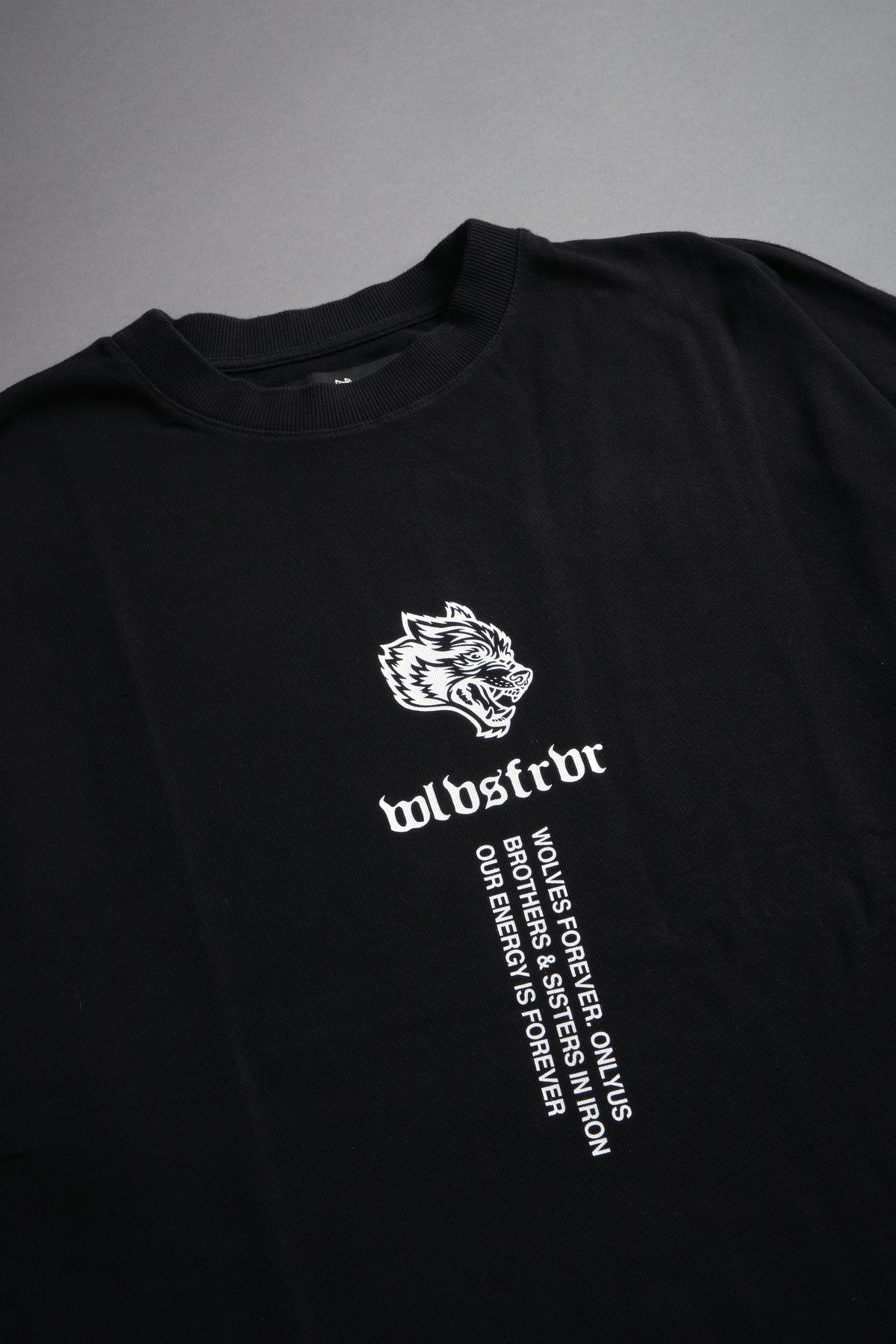 Soul Of Iron V2 Premium Oversized Tee in Black
