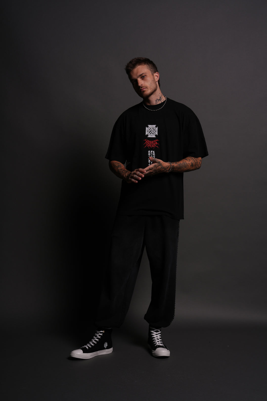 Darc Shinigami "Side By Side" Series Premium Tee in Black