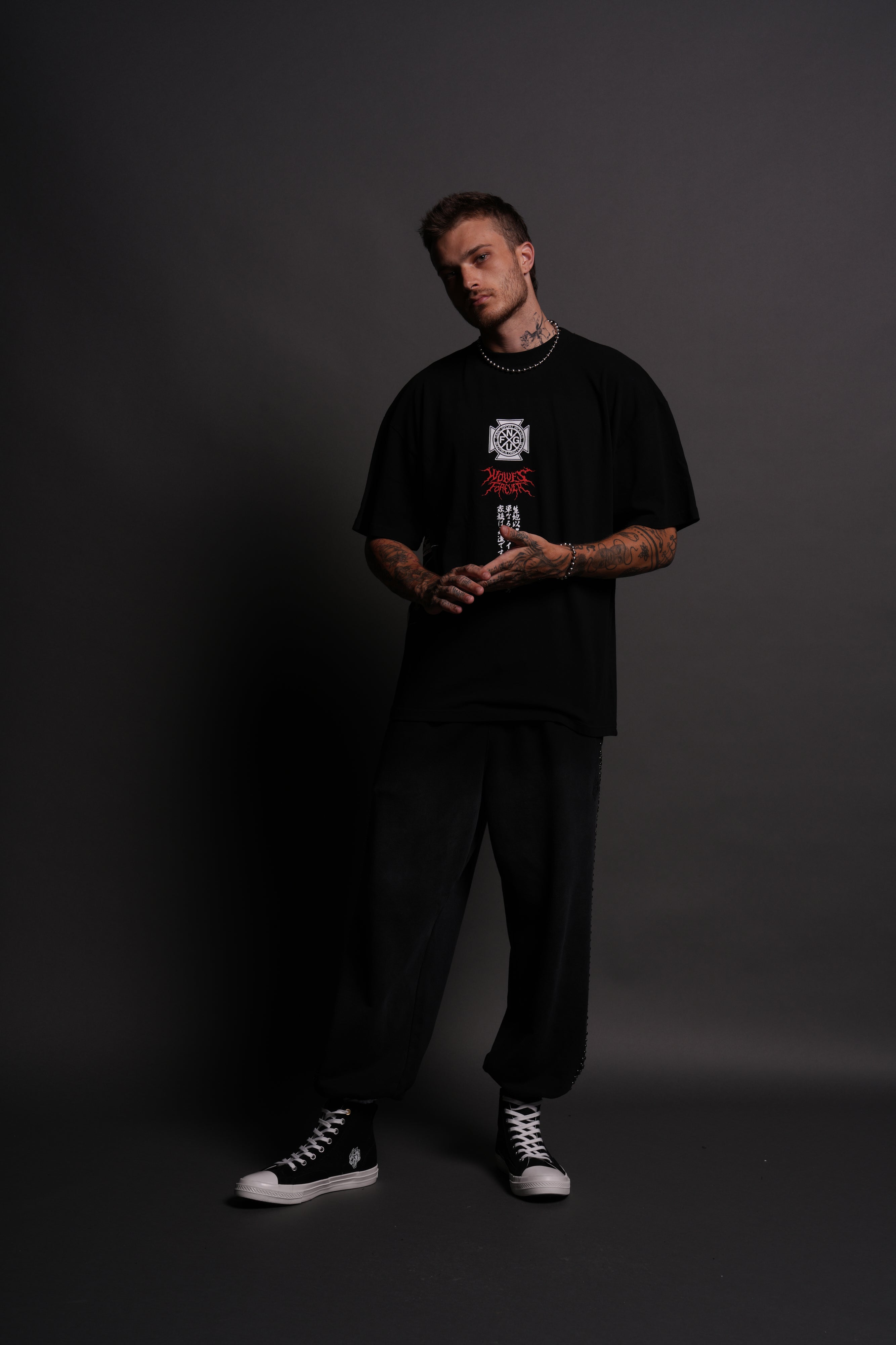 Darc Shinigami "Side By Side" Series Premium Tee in Black