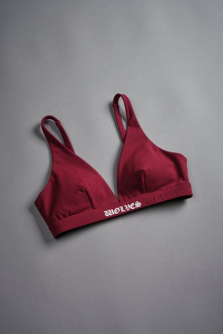 She Chopper V Sports Bra in Velvet