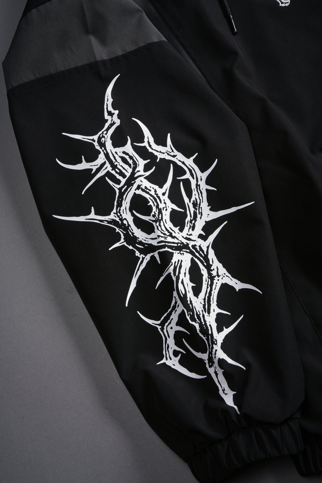 Thorns Brolic Unisex Track Jacket in Black/Wolf Gray