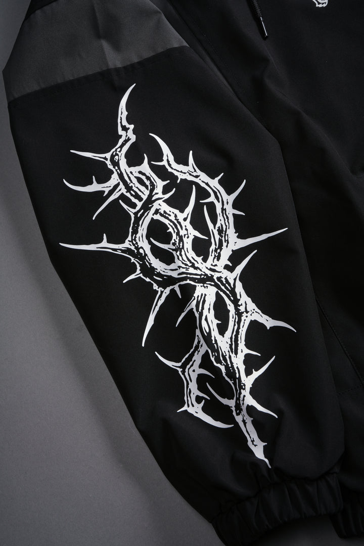 Thorns Brolic Unisex Track Jacket in Black/Wolf Gray